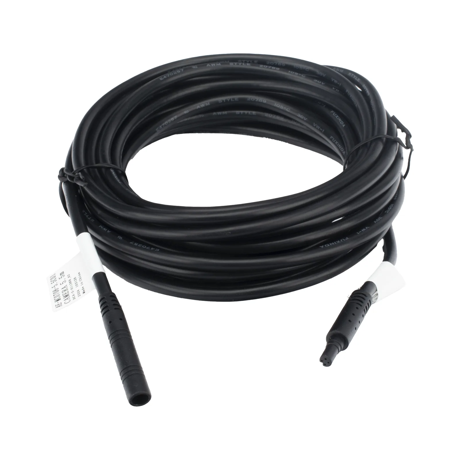 Cable Extensor de Vídeo y Audio de 6 Metros / Conector Tipo Aviación / Compatible con Dashcam AE-DI2032G40(B)