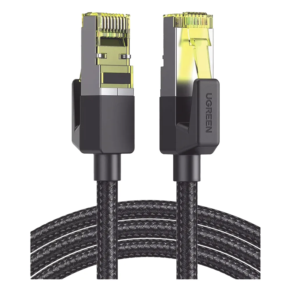 Cable Ethernet Cat7 CLASS F/FTP Redondo con Malla de Nylon 5 Metros (16.40 Pies)
