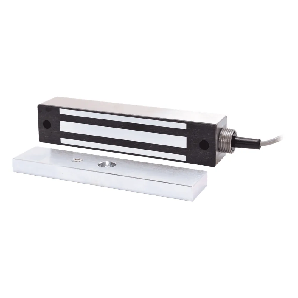 Chapa Magnetica 600 Lbs Para Uso en Exterior / IP65 / Con Cordón Armado