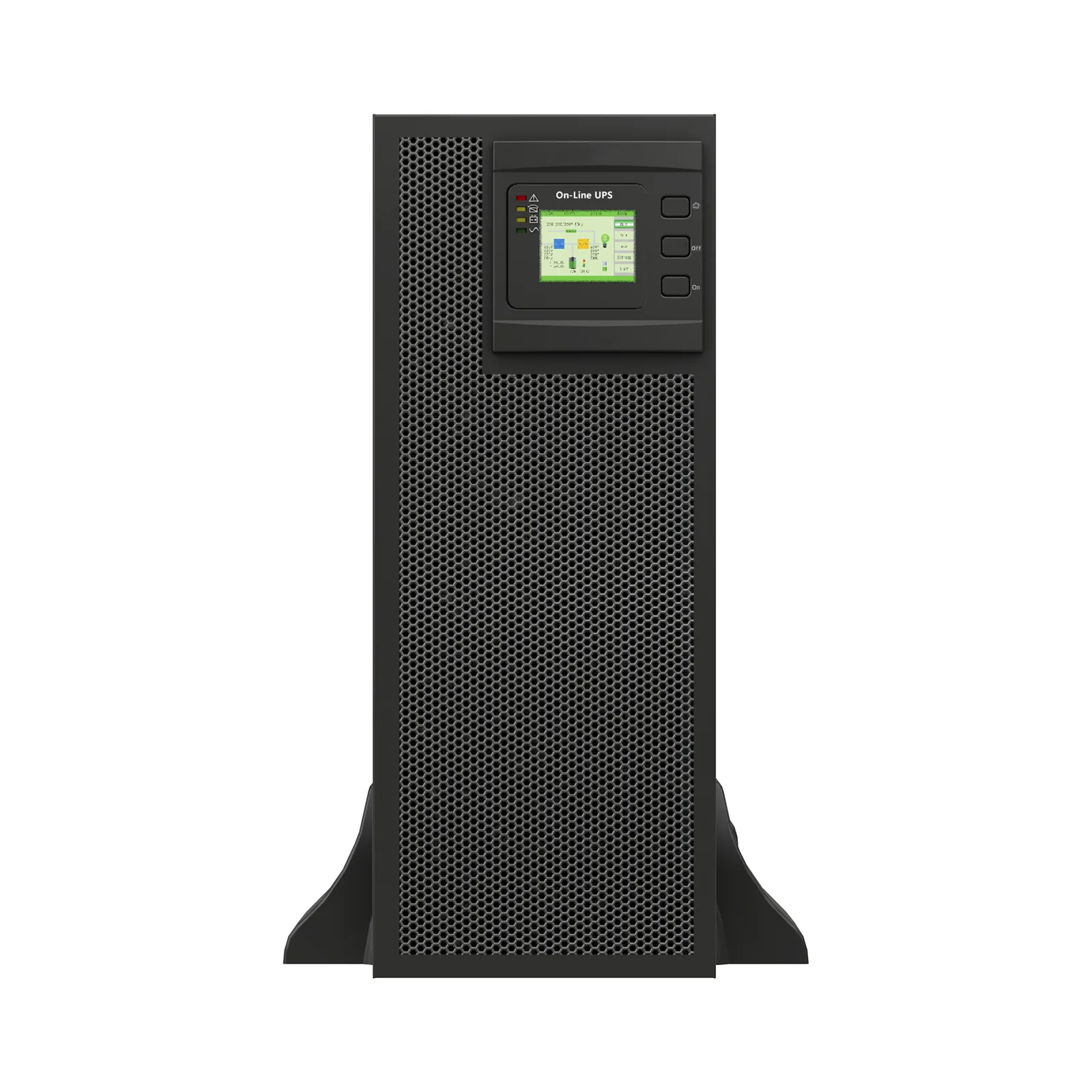 UPS de 30 KVA/30 kW, Online Doble Conversión, 220 Vac L-L de Entrada 3 Fases, Entrada Hardwired, Onda Senoidal Pura, Torre o Rack