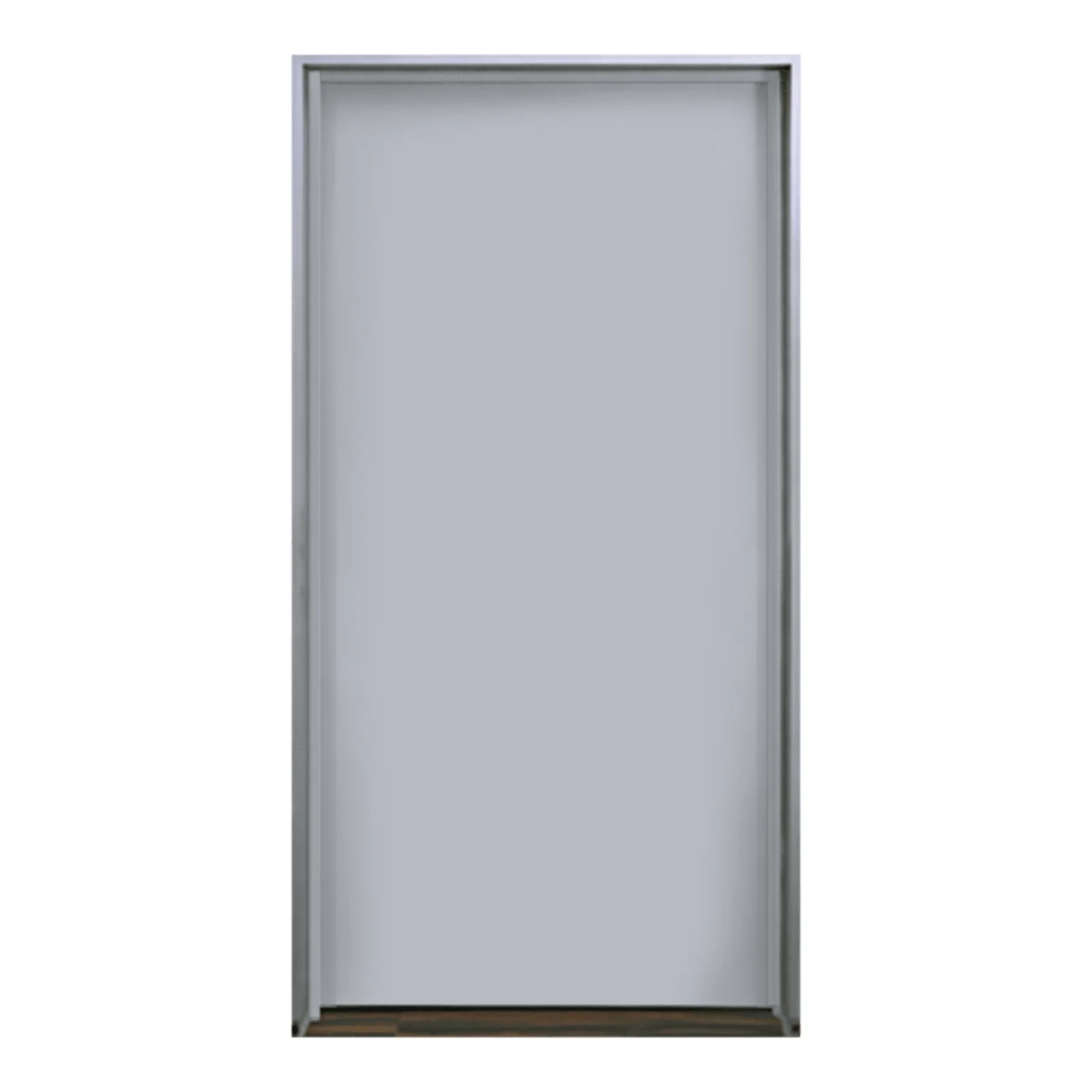 Puerta metálica galvanizada 3x7 pies / Resistente a fuego por 180 min. /Preparación para cerradura cilíndrica y refuerzo para cierra puerta