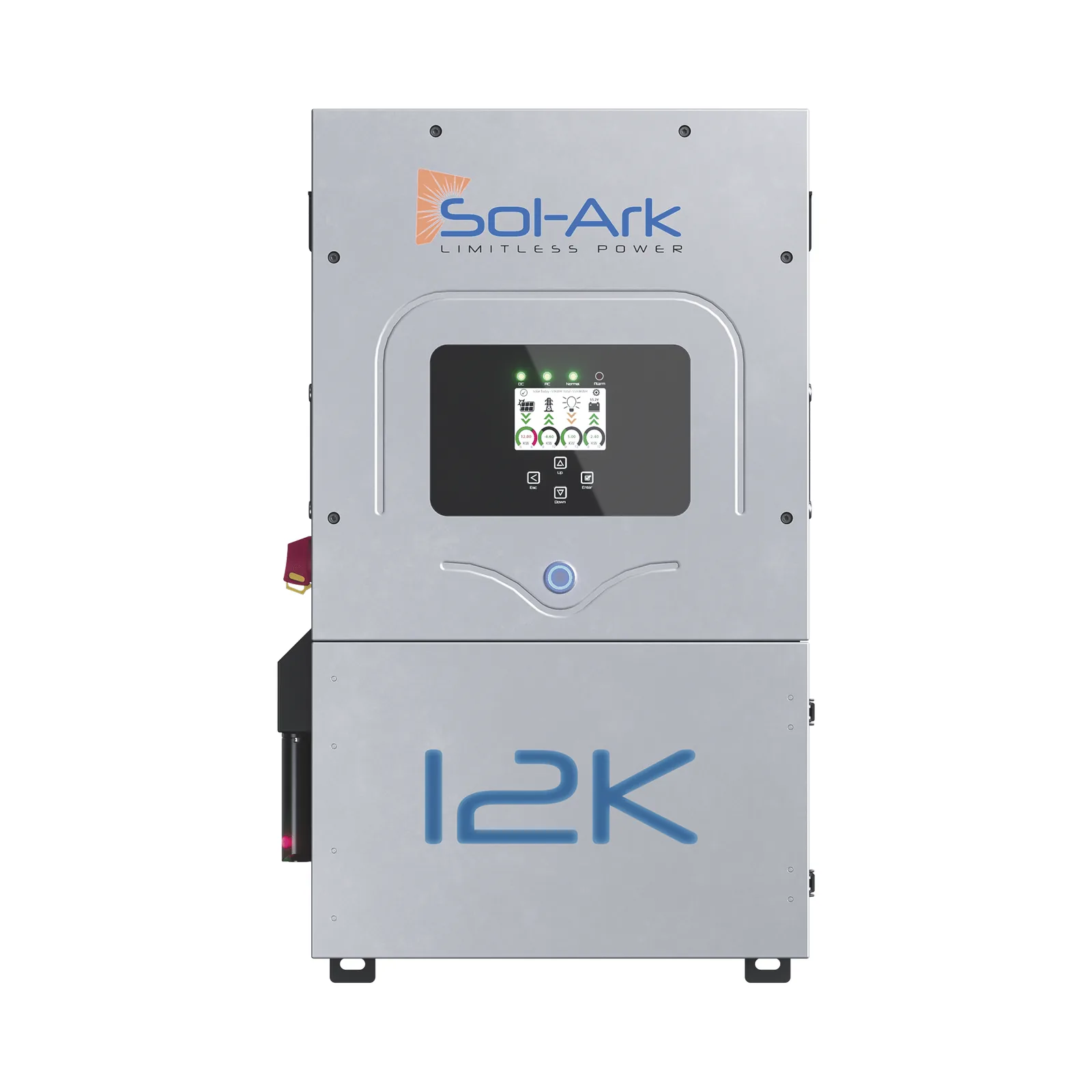 Inversor Hibrido SOL-ARK, 12 Kw, 220 Vcc, Fase Dividida, IP65, Entrada de Baterías a 48 Vcc