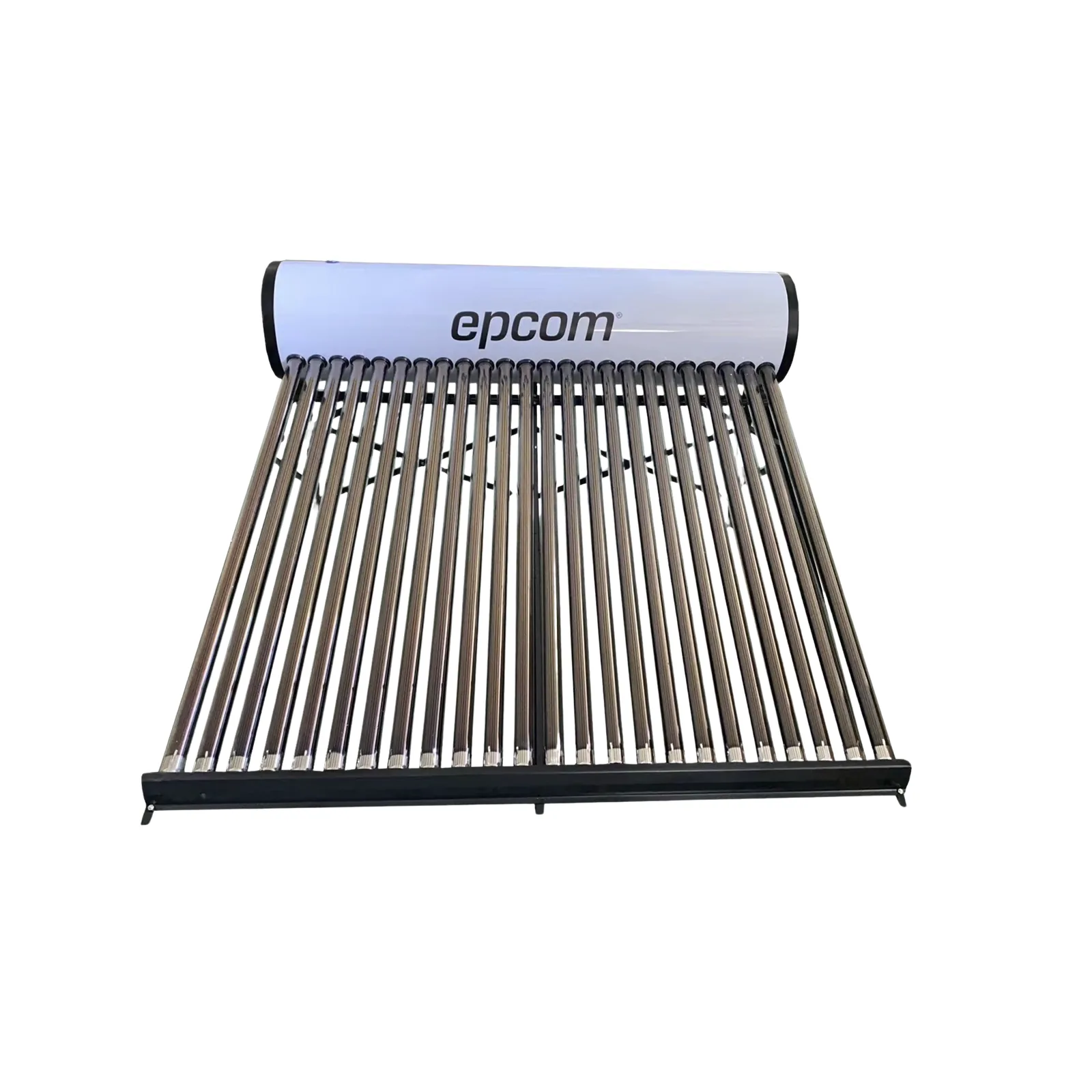 Bóiler Solar de 240L, Baja Presión con 24 Tubos de Vacío de Mayor Resistencia y Termotanque Inoxidable de Grado Alimenticio 240 L Resistentes a Granizo de Hasta 25 mm/ l, Incluye Anodo de Magnesio