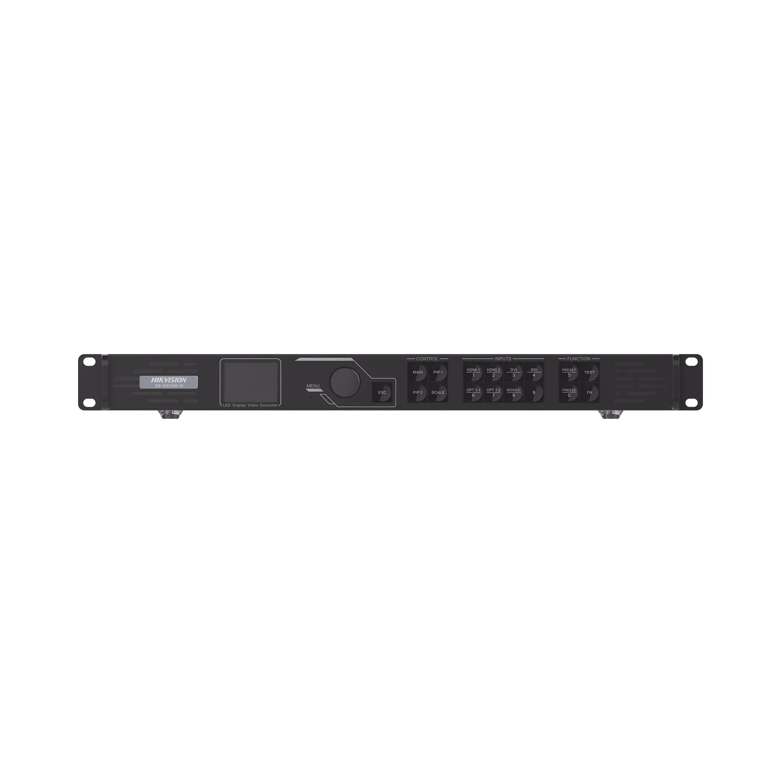 Controlador para Videowall / 6 Puertos RJ45 para Paneles LED / Compatible con Pantallas LED Para Exterior / Compatible con DS-D4440FO-BKI y DS-D4225FO-BGF