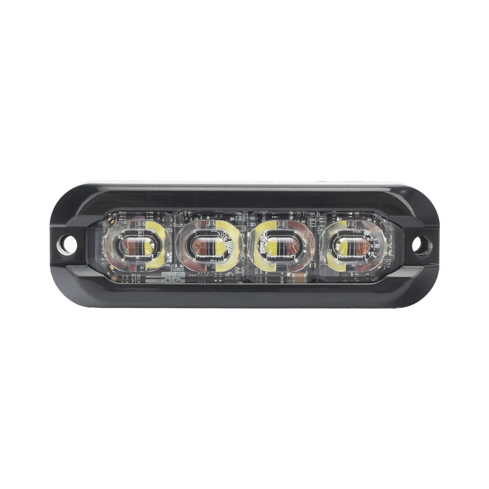 Luz perimetral , 8 LED Ultra Brillantes, Dual Color Rojo / Claro