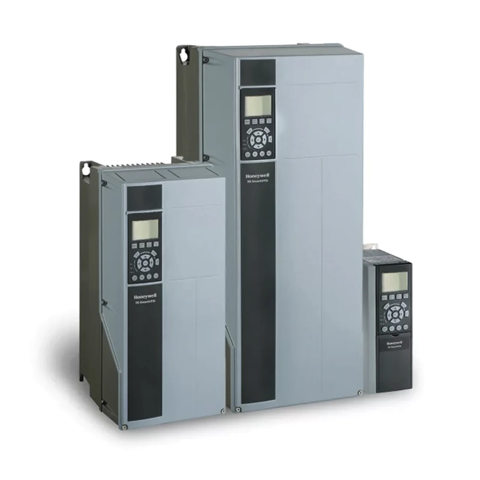 Variador de frecuencia trifásico para HVAC de 10 HP, 460 Vac, gabinete NEMA 1 con teclado gráfico
