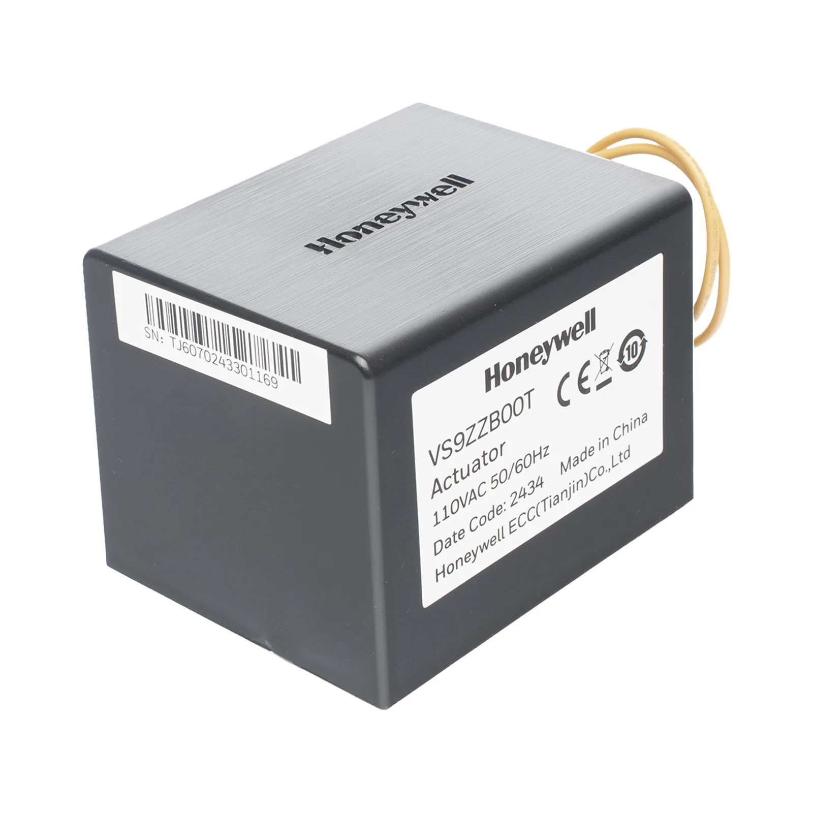 Válvula de control eléctrica de 3 vías para fancoil, retorno por resorte, normalmente cerrada, 110 V CA, conexión NPT