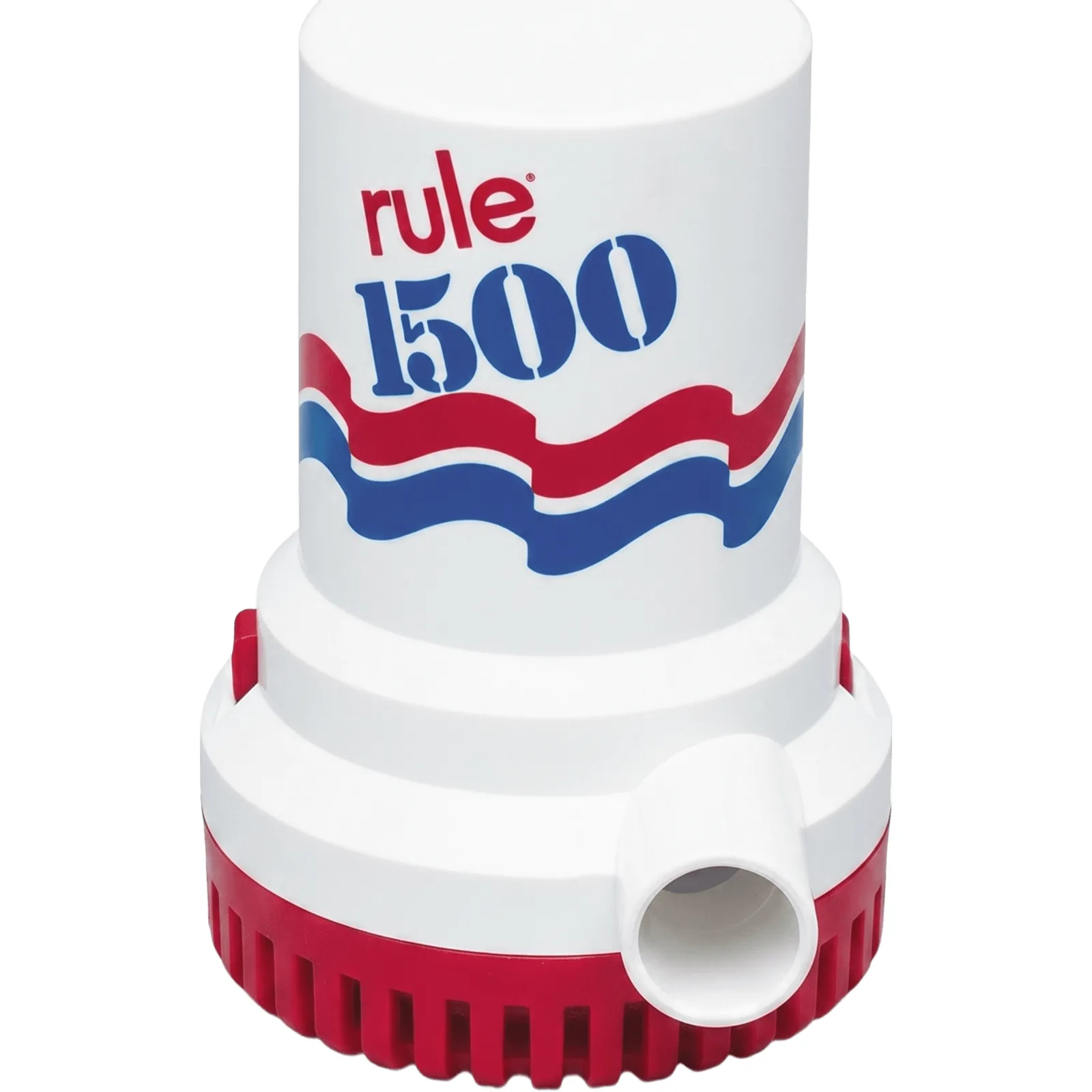 Bomba de Achique Sumergible Rule 03 / 1,500 GPH / 24V CD / Motor de Alta Eficiencia / Ejes de Acero Inoxidable / Protección Térmica TCO / Certificación CE e ISO 8849