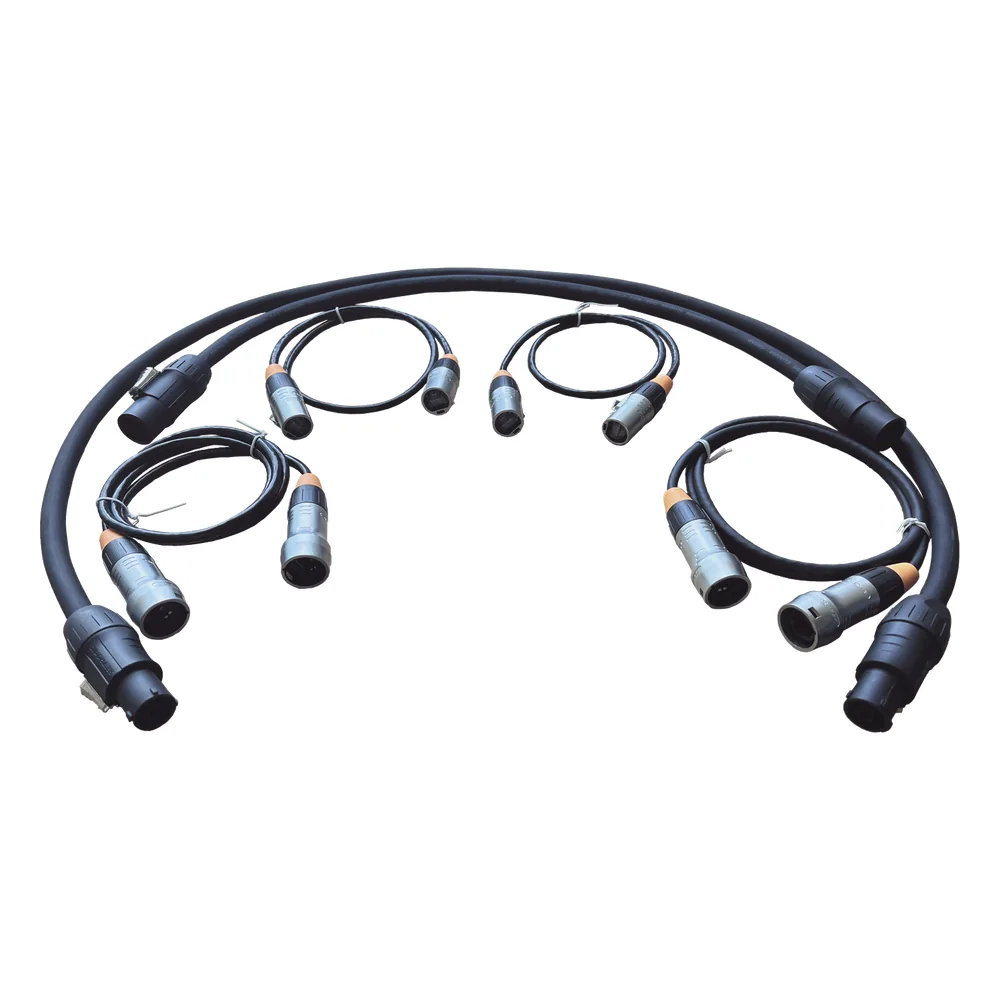 Kit de Cables de Interconexión para Paneles LED de Exterior / Datos y Corriente / Compatible con Familia CD-1AAB y CD-2APA