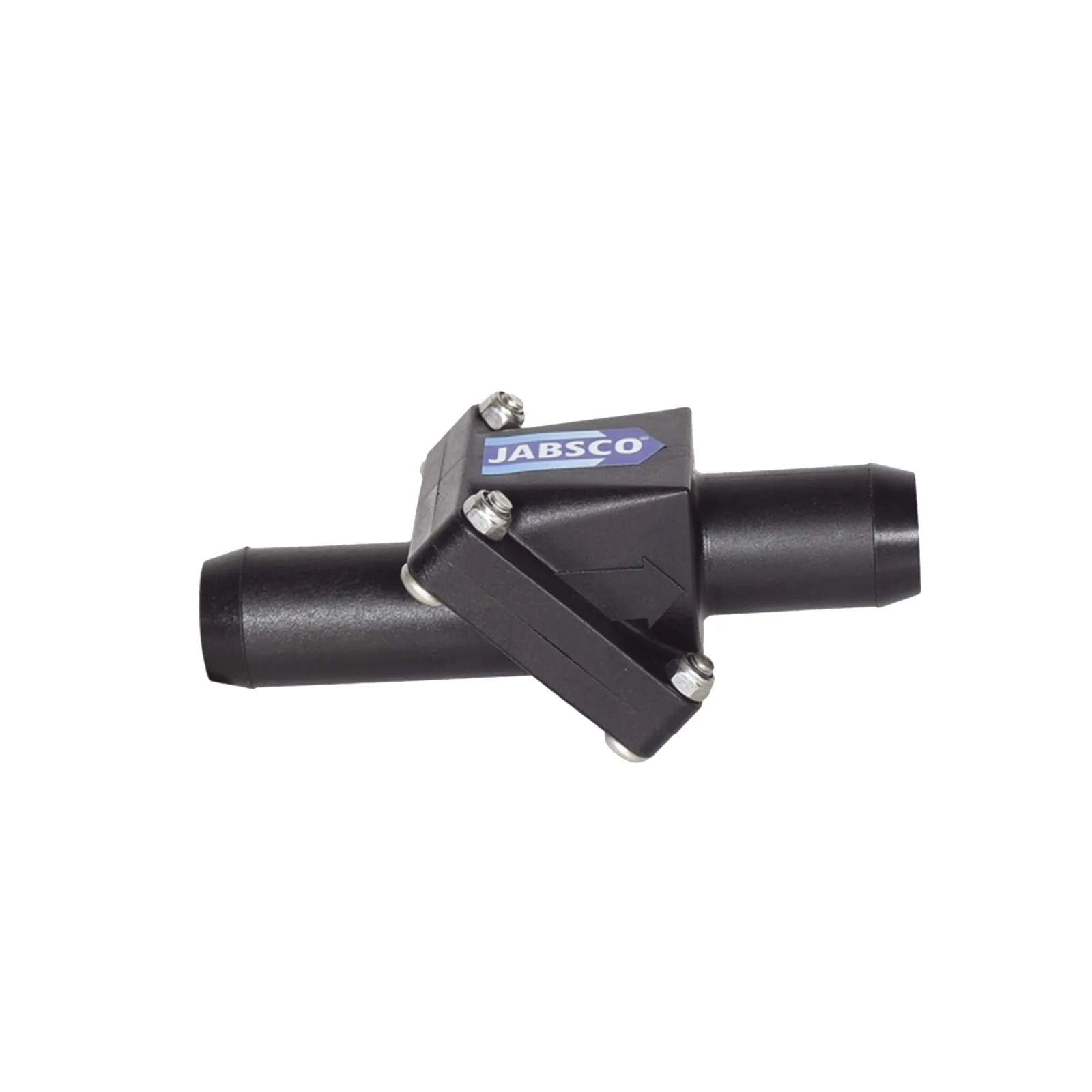 Válvula anti retorno en linea para mangueras de 1 pulgadas.