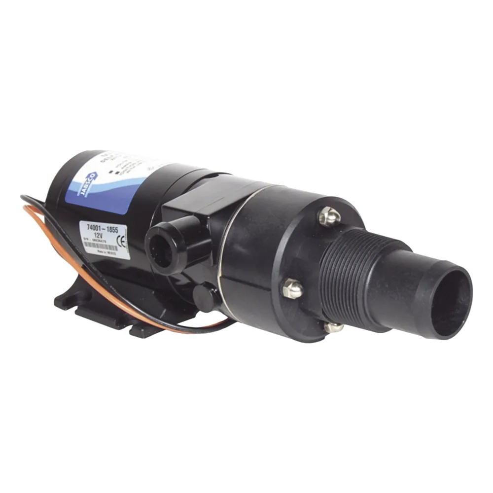 Bomba maceradora de 12 Vcd para manguera de entrada con orificio de 38 mm (1½”), manguera de descarga con orificio de 25 mm (1”)