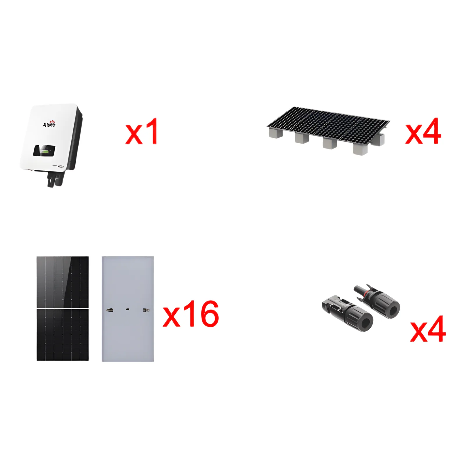 Kit Solar Interconexion / 10kW 220Vca / Inversor AFORE / Montaje Incluido