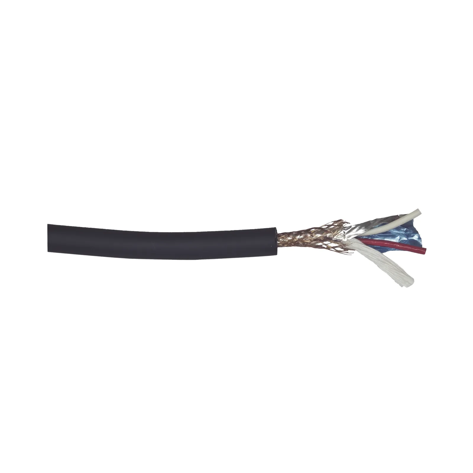 Cable para Micrófono de 50 Metros / Compatible con Conectores XLR, 6.5 mm, 3.5 mm y RCA / Alta Fidelidad / Cable Profesional de ALTA FIDELIDAD 100% Cobre / Color Negro