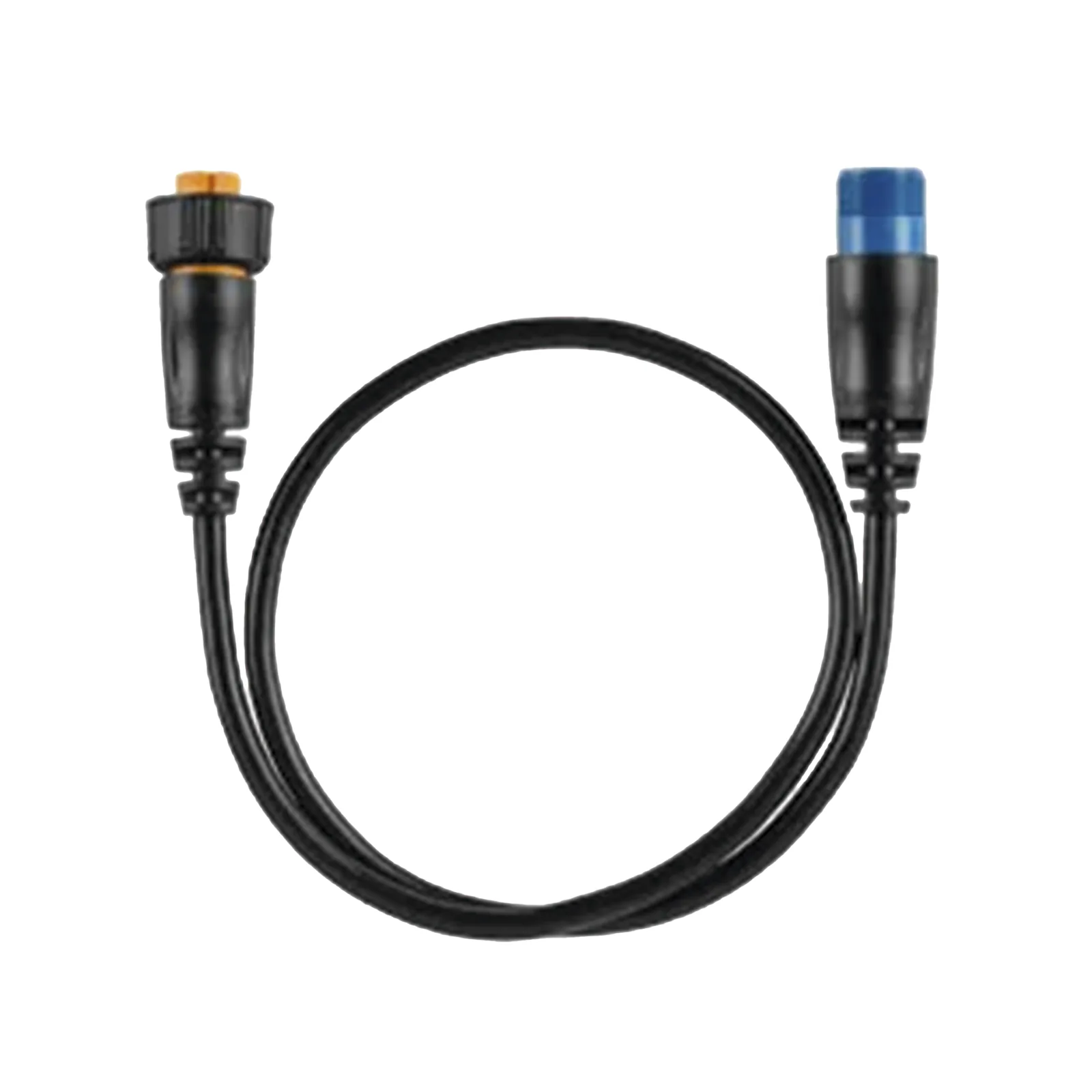 Cable adaptador para conectar un transductor de 8 pines con XID a un puerto de sonda de 12 pines a un dispositivo náutico compatible.