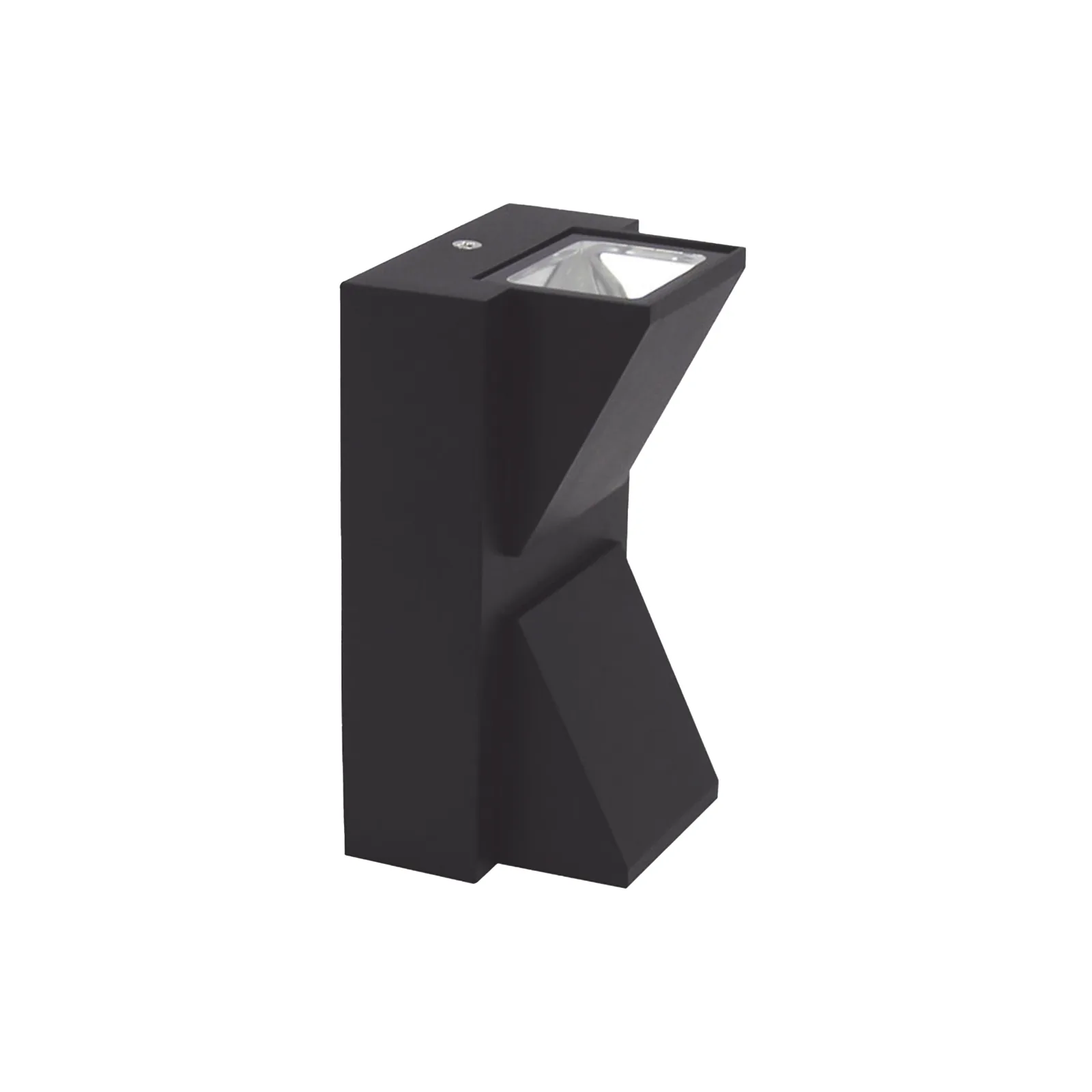Lámpara Arbotante 6 W 330 lm / Dimensiones 141 x 80 mm / 85 - 265 Vca~ 50/60Hz / Luz Cálida 2 700 K / Uso en exterior IP 54.