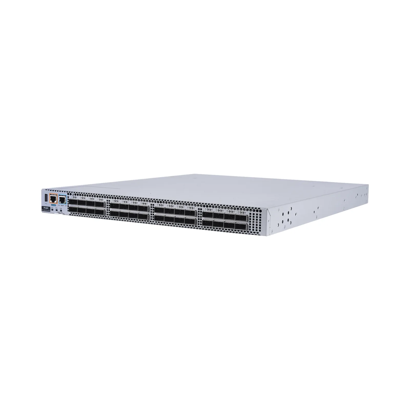 Switch Data Center 100GE / 32 Puertos QSFP28 100G / 6.4 Tbps 2030 Mpps / VXLAN EVPN Spine-Leaf L3 / RDMA PFC ECN Lossless Ethernet / BGP OSPF MLAG 1 RU Hot-Swap