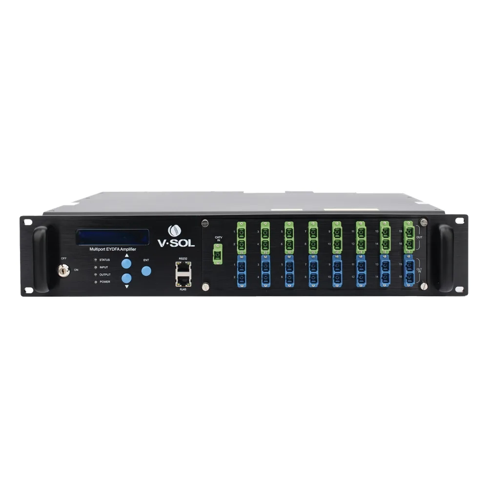 Amplificador Óptico EYDFA de 16 puertos de 1550nm