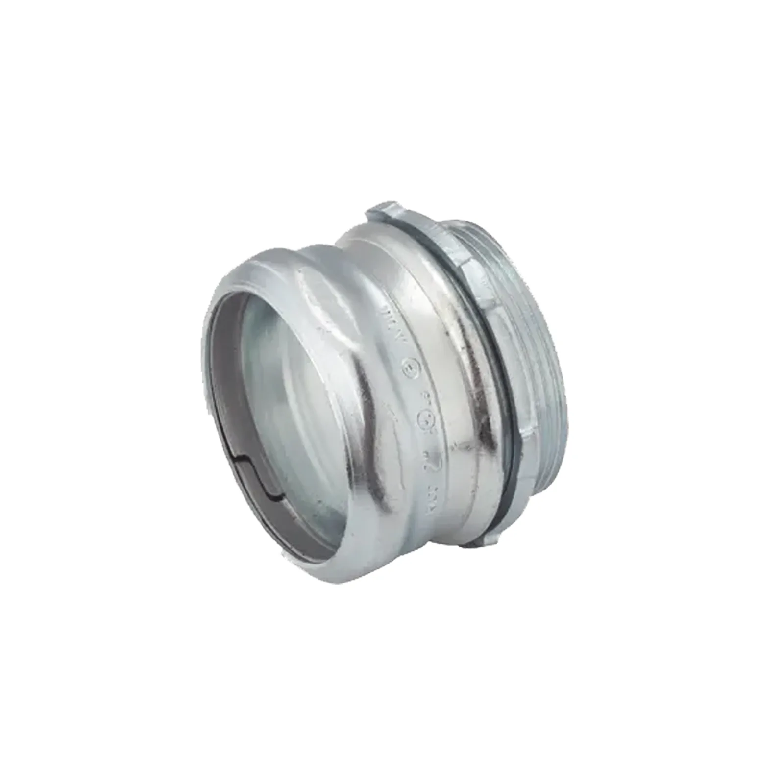 Conector de Compresión de Acero Galvanizado para Pared Delgada de 2".