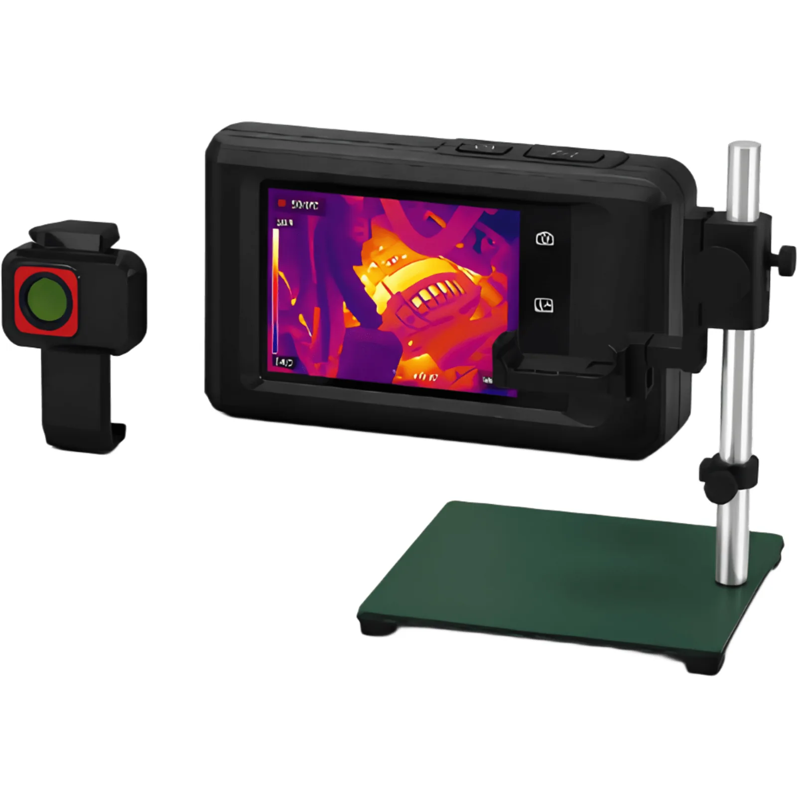 KIT POCKET2 LENTE MACRO BRACKET - Cámara Termográfica Portátil Lente 3.5 mm (256 × 192) / WiFi / IP54 / Memoria interna 16 Gb / Hasta 4 Horas de Funcionamiento Continuo