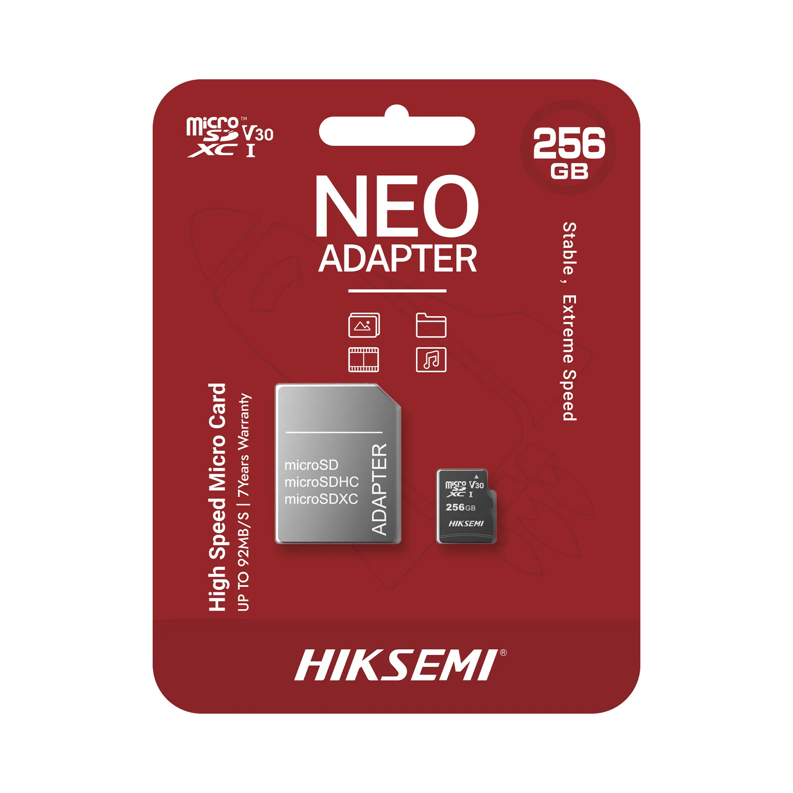 Memoria microSD con Adaptador / 256 GB / Clase 10 / NAND TLC / 92 MB/s Lectura / Multipropósito