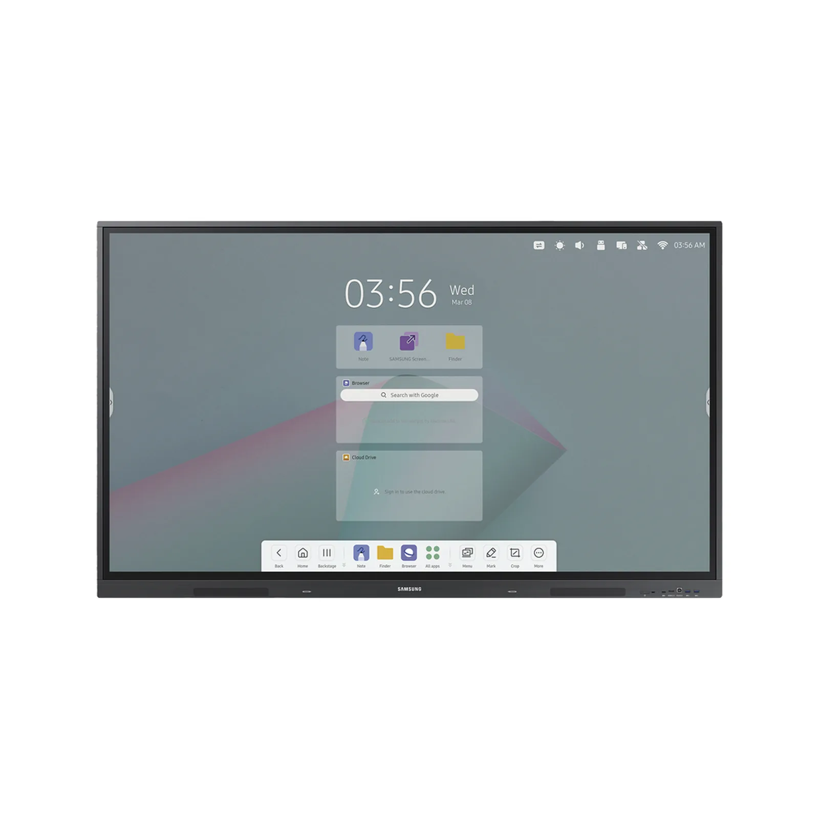 Pantalla tactil interactiva 75" Android 13 / Touch tipo IR / UHD / 350 nits / HDMI / USB / USB-C / WIFI / RJ45 / Compatible con VESA 800 x 400