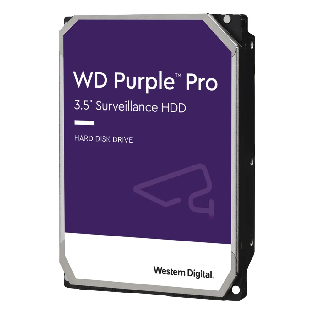 Disco Duro Purple Pro de 10 TB / 7200 RPM / Optimizado para Soluciones de Videovigilancia con Analiticos (Meta Data) / Uso 24-7 / 5 Años de Garantia
