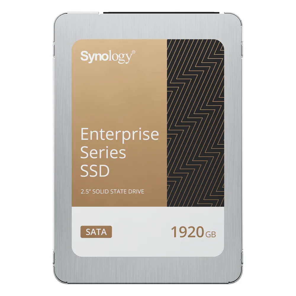 SSD SATA de 2,5" Serie Enterprise | 1920 GB | Alto Rendimiento Estable 50.000 IOPS | Resistencia Empresarial 10.000 TBW | Protección de Datos Integral | Análisis de Vida Útil | Compatibilidad con Synology DSM.