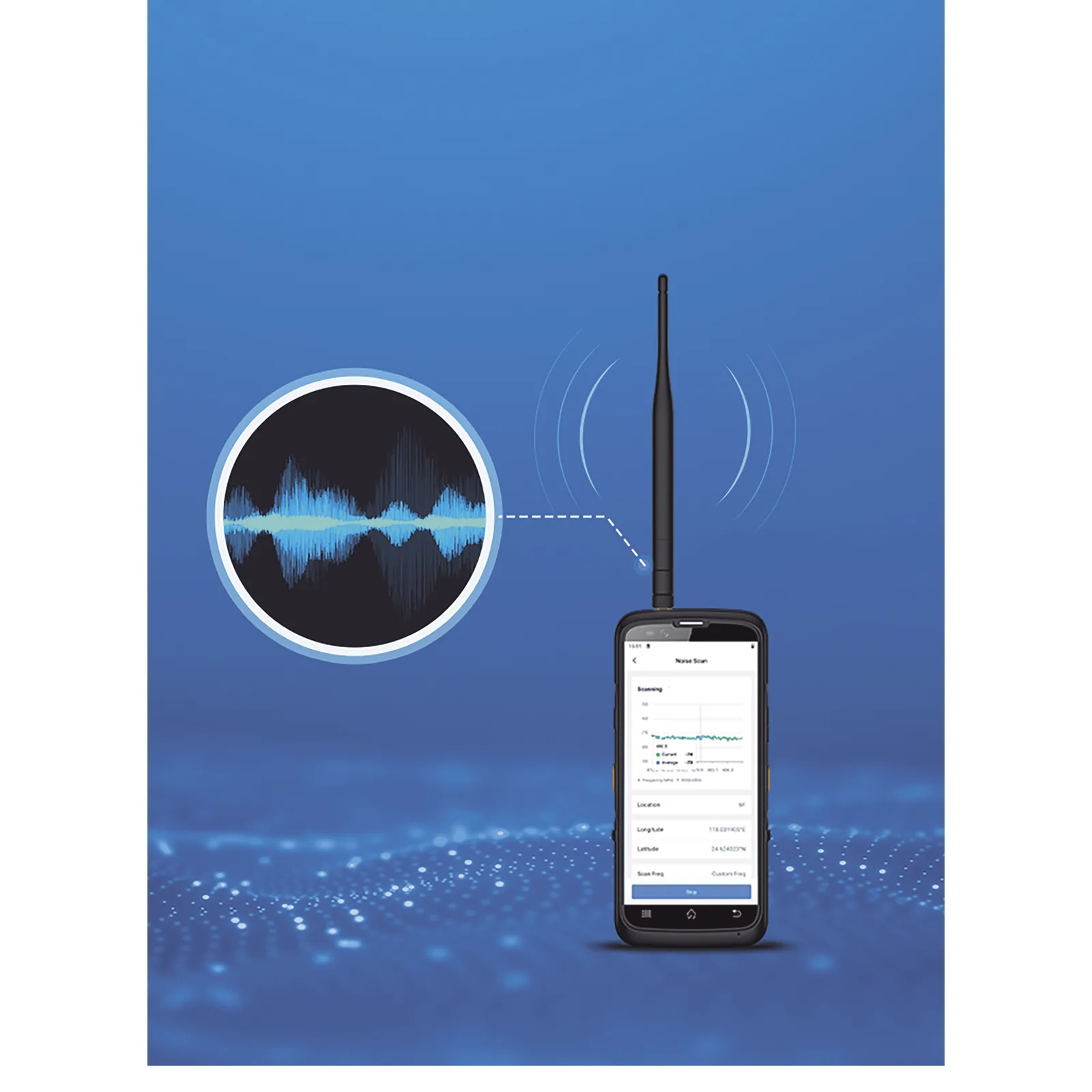 Probador de cobertura de red LoraWAN