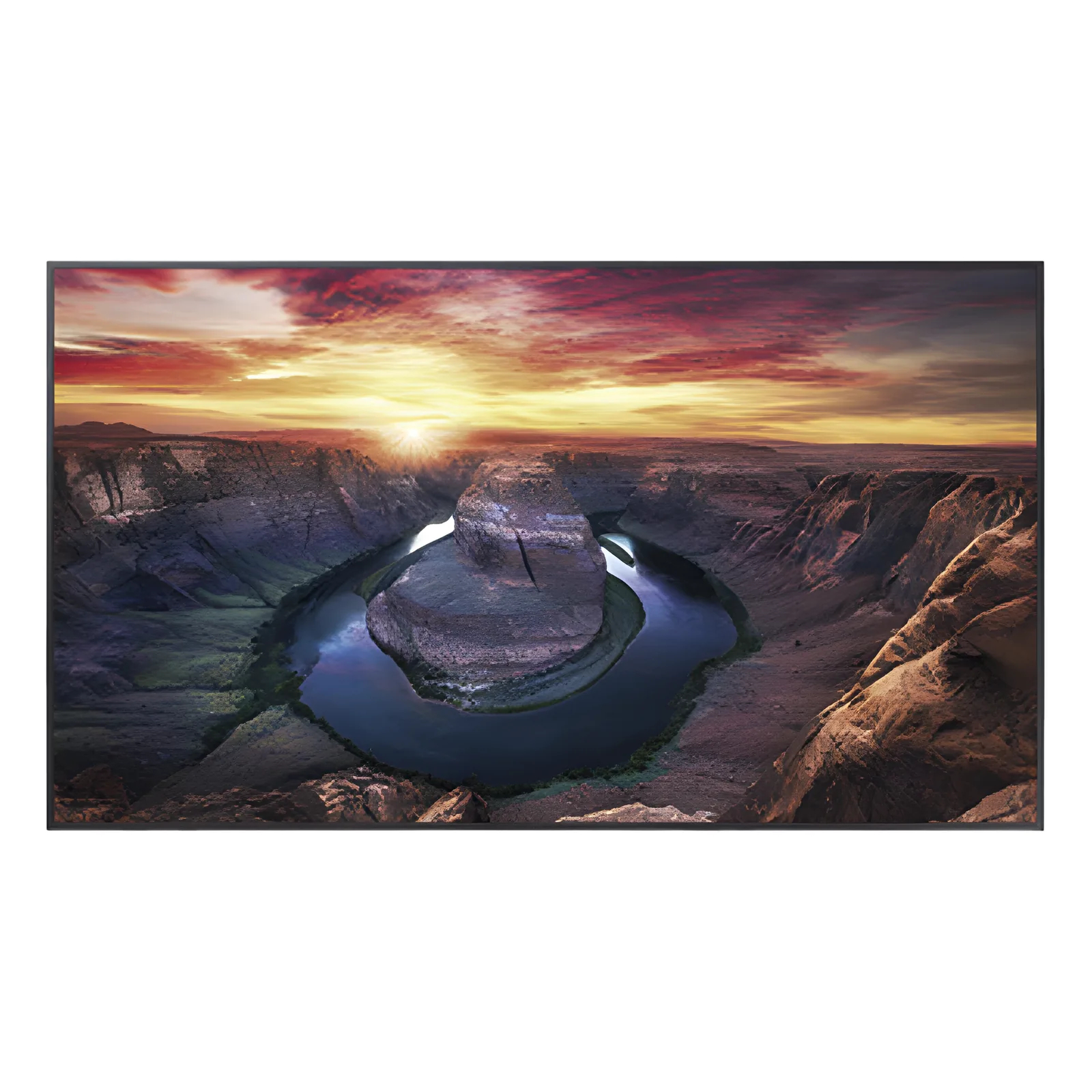 Pantalla Profesional LED de 50", UHD 4K (3840x2160p), Entradas de Video HDMI/DisplayPort / USO 24/7 / Compatible VESA / Compatible con software MagicInfo