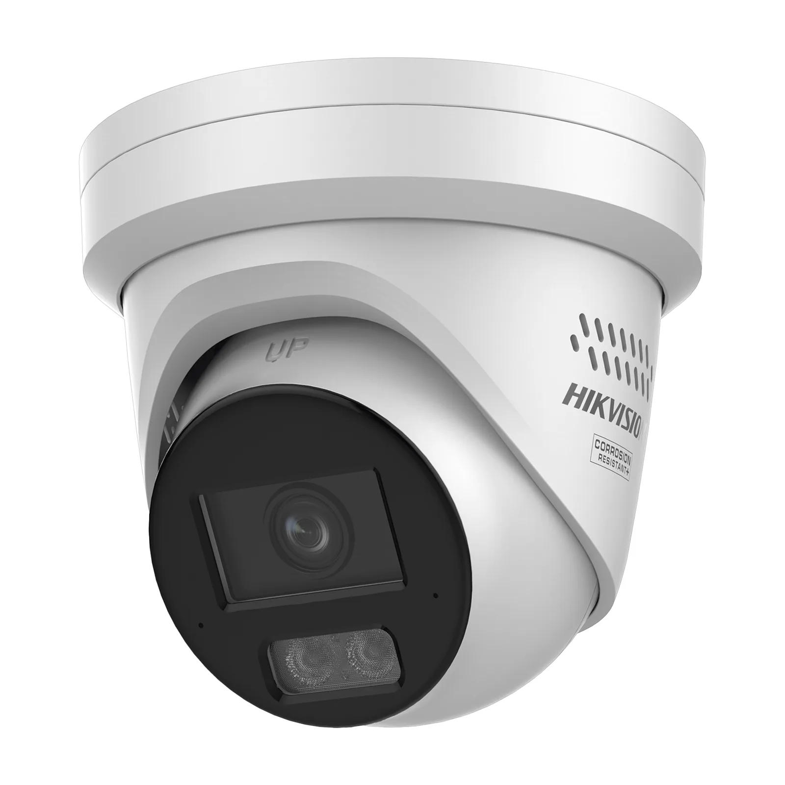 [Dual Light + ColorVu 3.0 + HikAI] Turret IP 8 Megapixel / Lente 2.8 mm / 30 mts IR + Luz Blanca / 2 Microfonos Integrados / Exterior IP67 / Estrobo Azul y Rojo / WDR 130 dB / ACUSENSE 3.0 / Metal / NEMA 4X / ACUSEEK