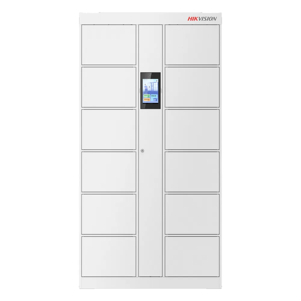 Locker Inteligente de 12 Espacios con Reconocimiento Facial Incluido de 8" / MAESTRO / Uso para Visitantes y/o Empleados / Fácil Uso y Puesta en Marcha