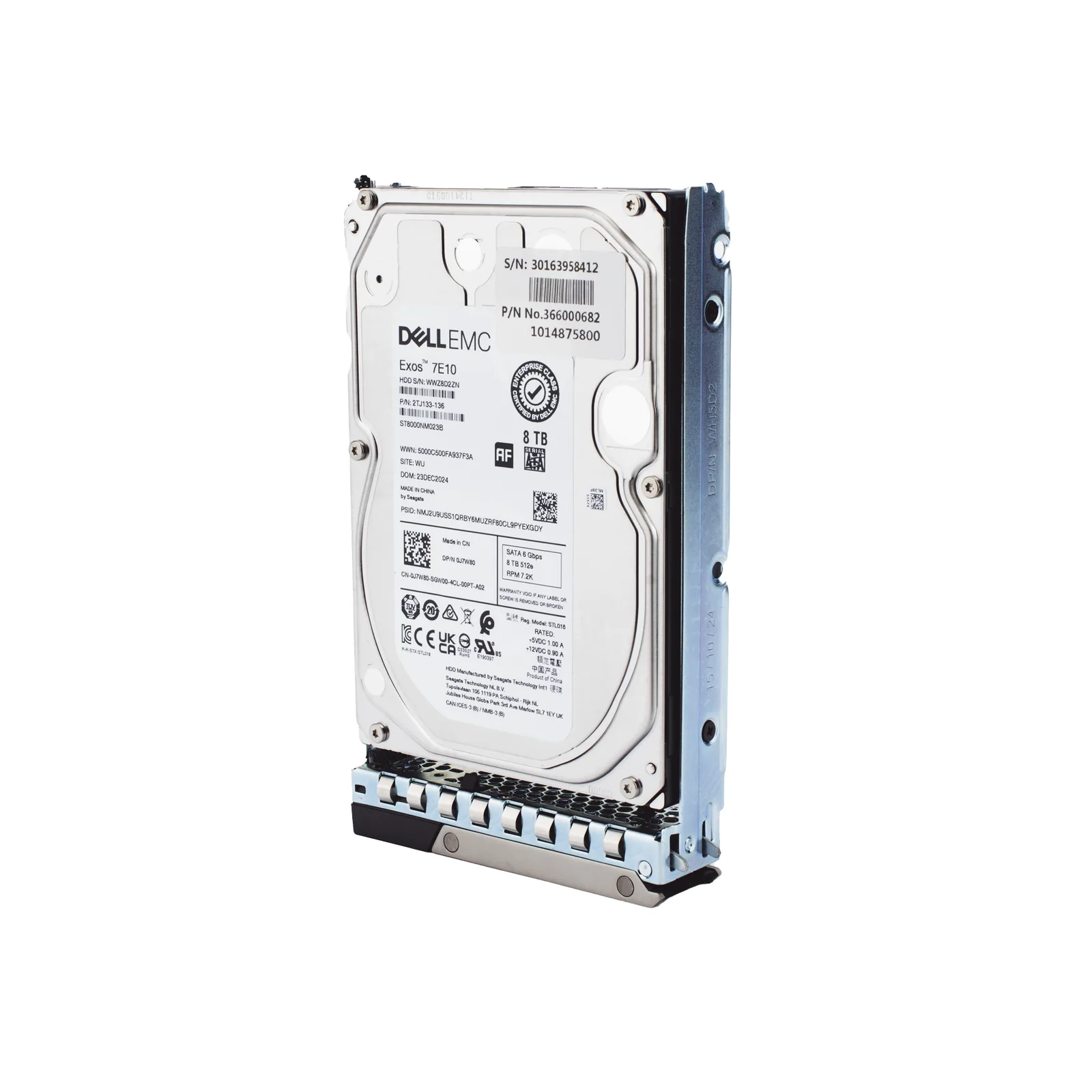 Disco Duro Enterprise 3.5" 8 TB / Hikvision (DELL)/ 7200 RPM / SATA / Alto Rendimiento / Recomendado para Servidores Hikvision
