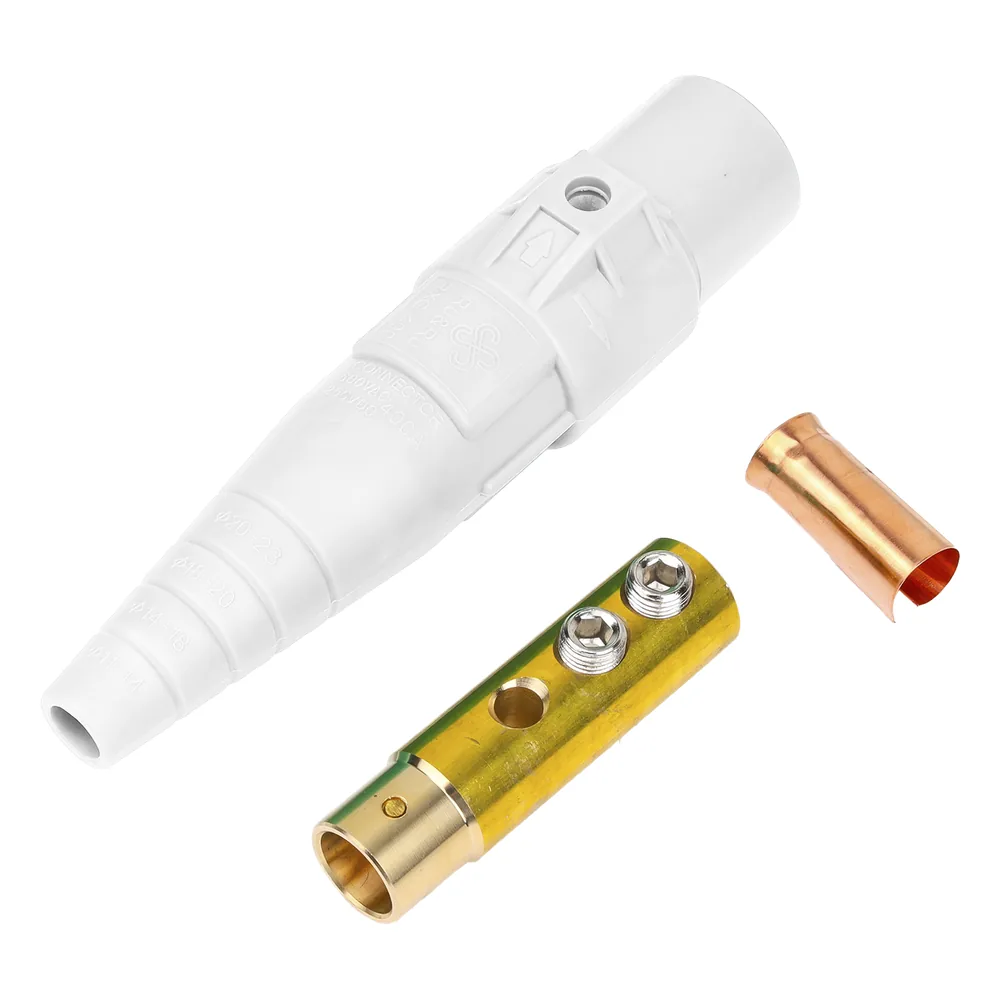 Conector camlock 400 AMPERES HEMBRA COLOR BLANCO