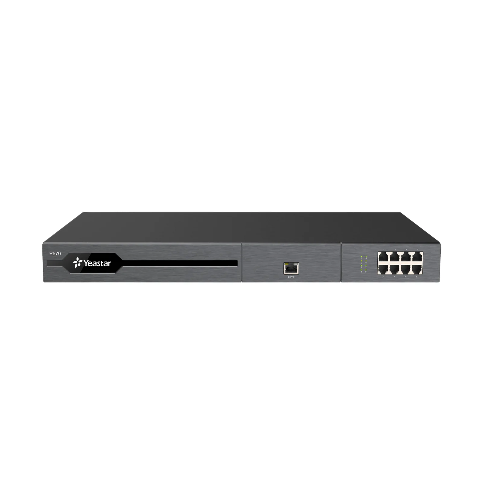 Conmutador IP PBX Enterprise Modular / 300 Extensiones Expansible a 500 / 60 Llamadas Simultáneas Expansible a 120 / Hasta 2 Puertos E1/PRI / Hot Standby / 16 Puertos FXO/FXS / Call Center y Omnicanal IA
