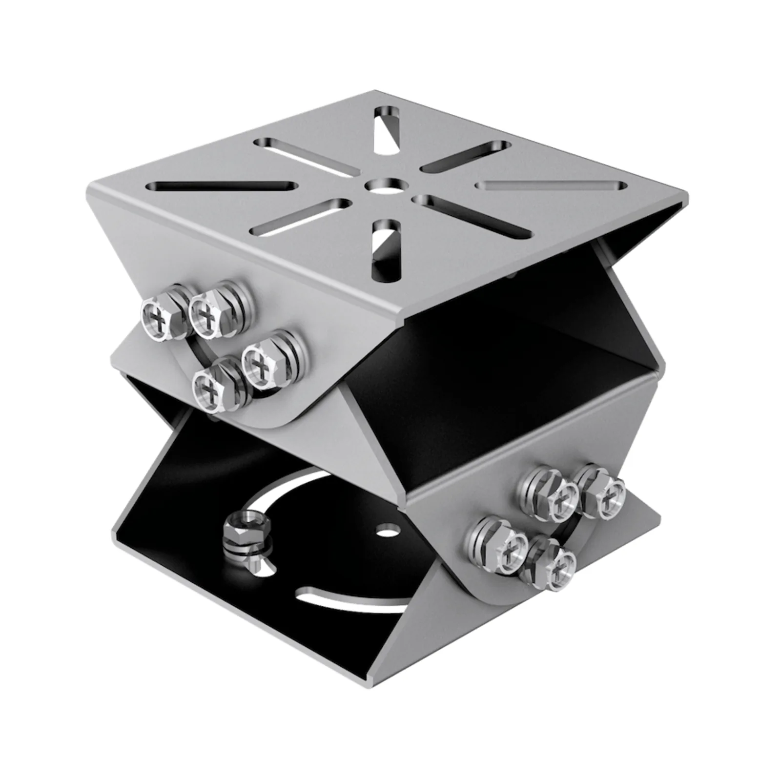 Montaje de Conexión PT para Cámaras IDS-TCM403 / Fabricado en Aluminio / Anticorrosivo