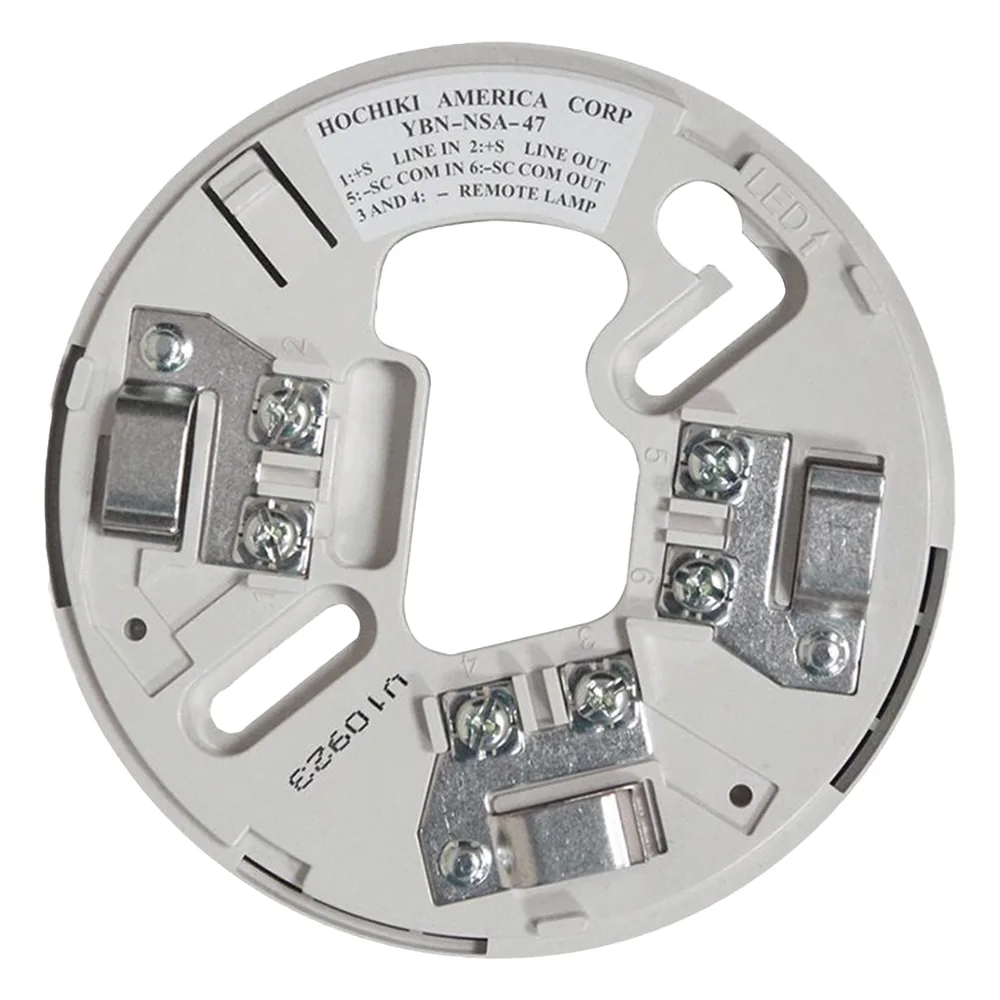Base De 4" Color Hueso Para Sensores Análogos Direccionales Hochiki (0300-06830) 7TH Edición UL268