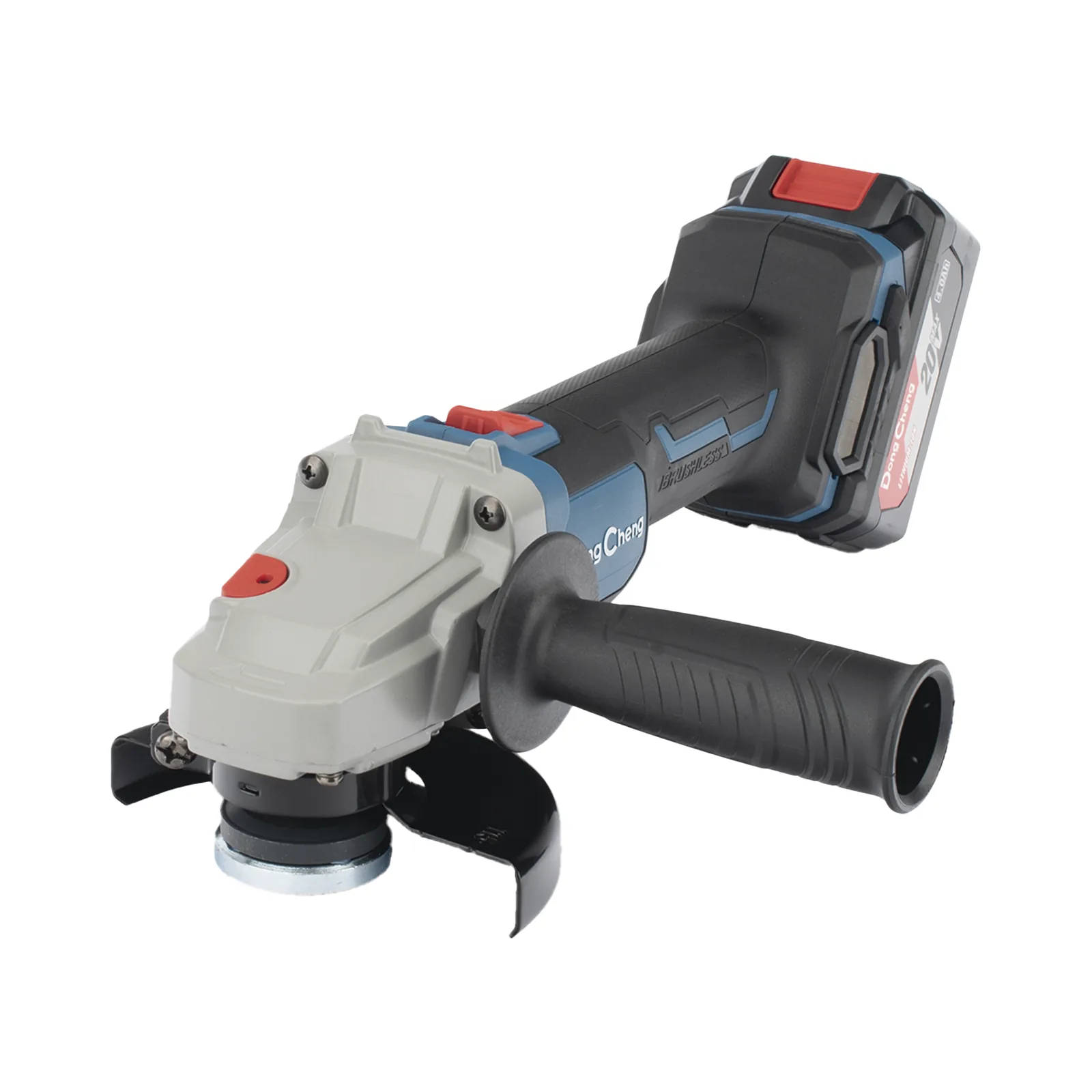 Amoladora Angular de 20Vcc, Disco de 4-1/2 in, Incluye 2 Baterías de 4.0Ah, Cargador y Estuche
