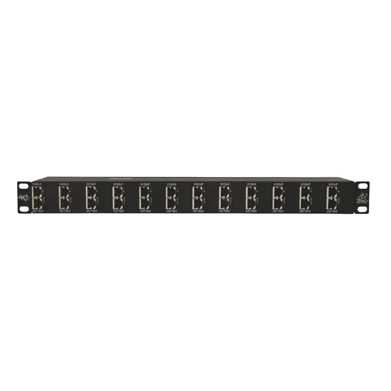 Protector Rack 12 Puertos / RJ45 / 10 GbE / PoE y PoE+ / CAT5e CAT6 CAT6A