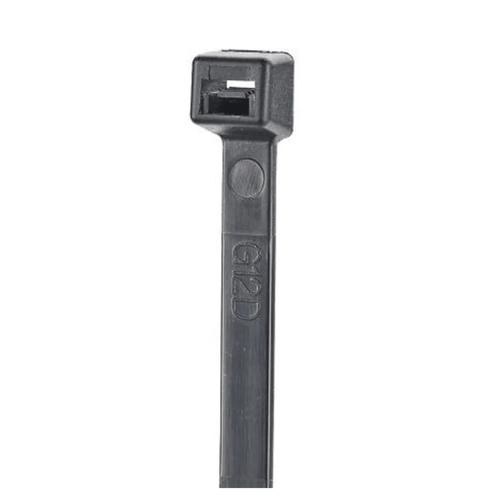 Cincho de Nylon 6.6 StrongHold™, 1220mm largo x 9mm ancho, Color Negro, Cámara impelente, Paquete de 50pz