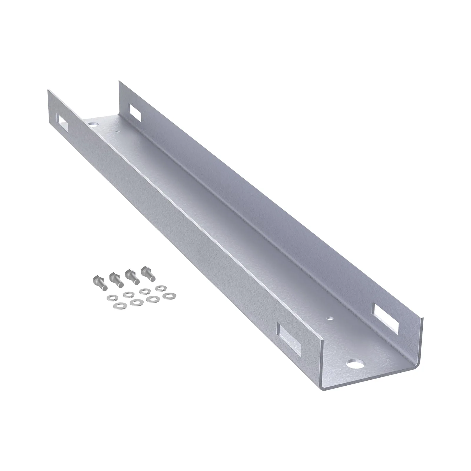 Montaje de Poste Para Gabinetes OSP ComLine de 600 mm de alto (12 UR), De Aluminio, Color Negro