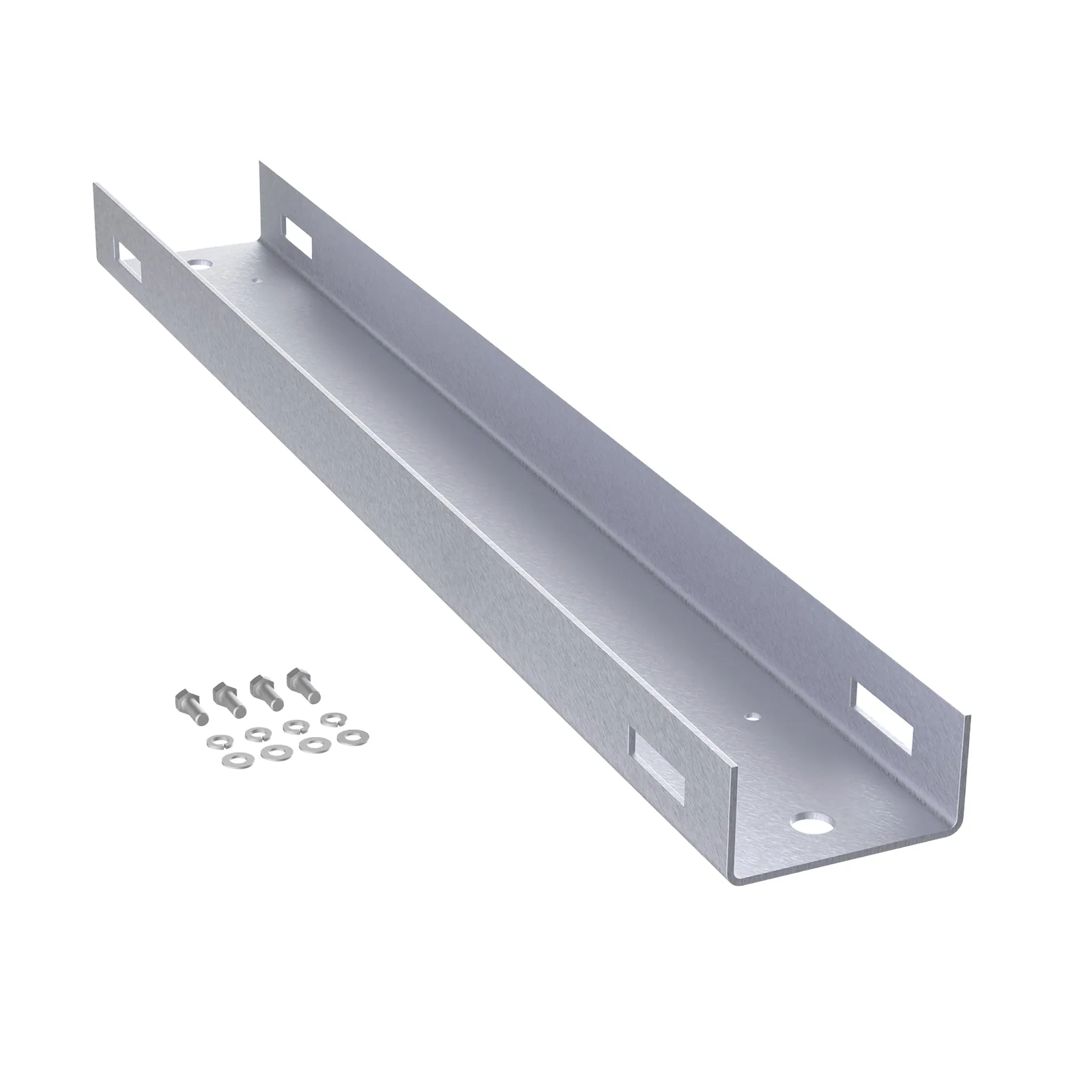 Montaje de Poste Para Gabinetes OSP ComLine de 1200 mm de alto (25 UR), De Aluminio, Color Negro