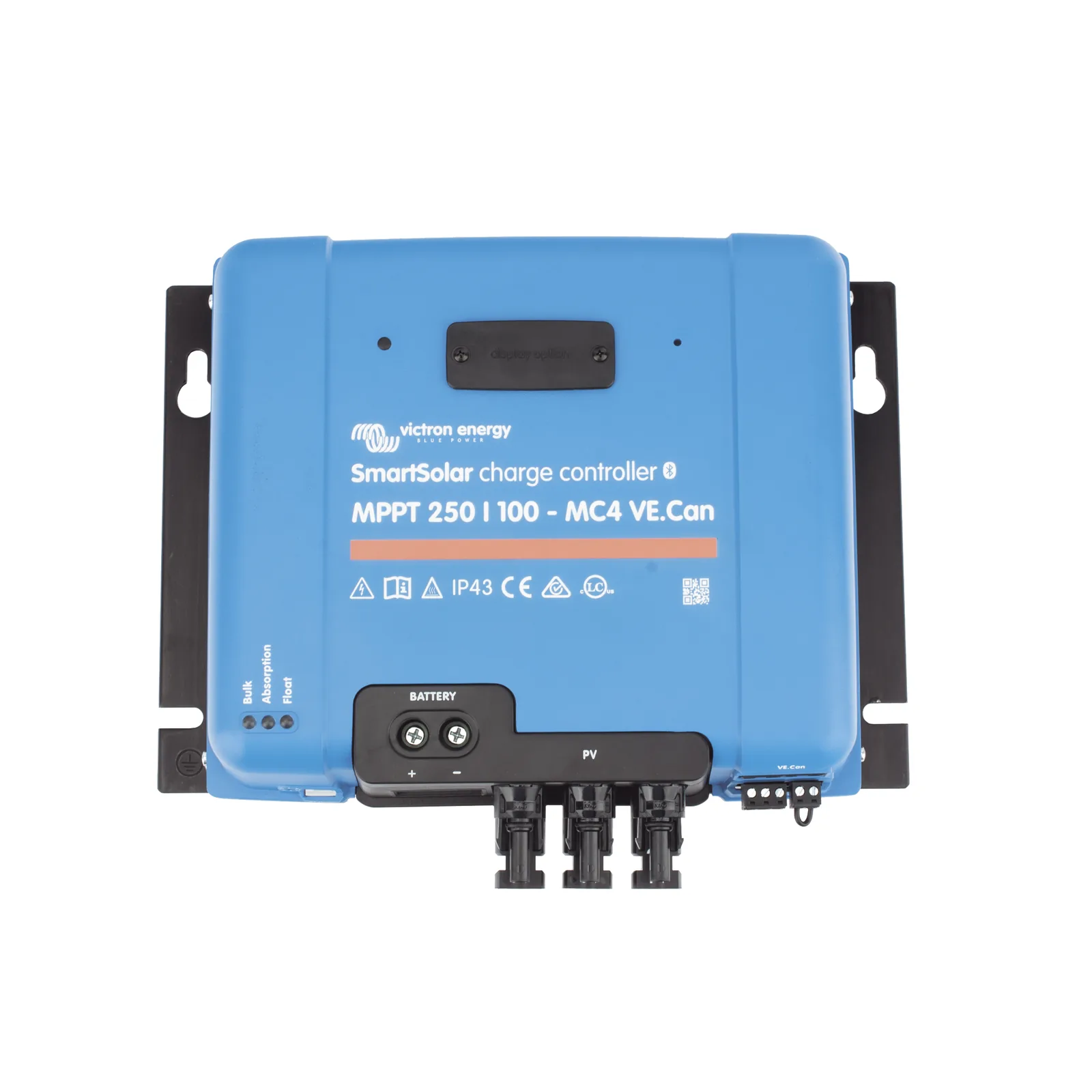 SmartSolar MPPT 250/100-MC4. Controlador Solar MPPT 100A, Voltaje: 48 Vcc. Para uso con Inv. Cargadores Victron