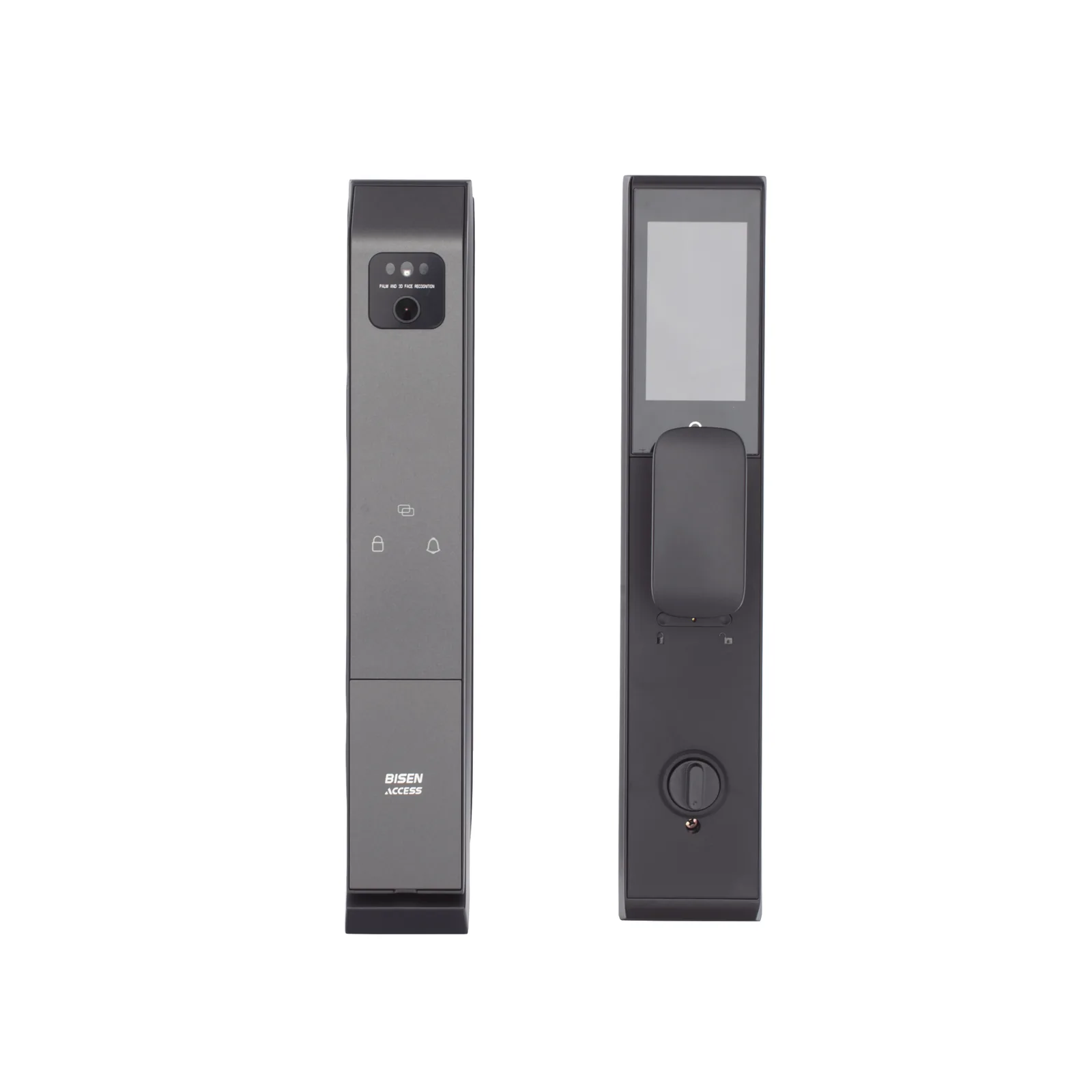 Cerradura Autónoma Inteligente / Autenticación Biométrica de Rostro y Palma / Teclado PIN / Control por APP Tuya / Batería Recargable