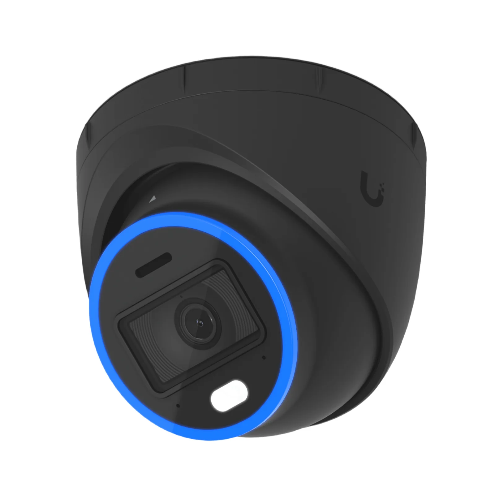 Cámara UniFi Protect Turret AI Negra / 4K(8MP) / Ángulo ultra-ancho 109.9 / Visión Nocturna IR 40 m / AI Avanzado: Reconocimiento de Rostros y Matrículas / LED p/color en la noche / Micrófono 2 vías / ranura Micro
