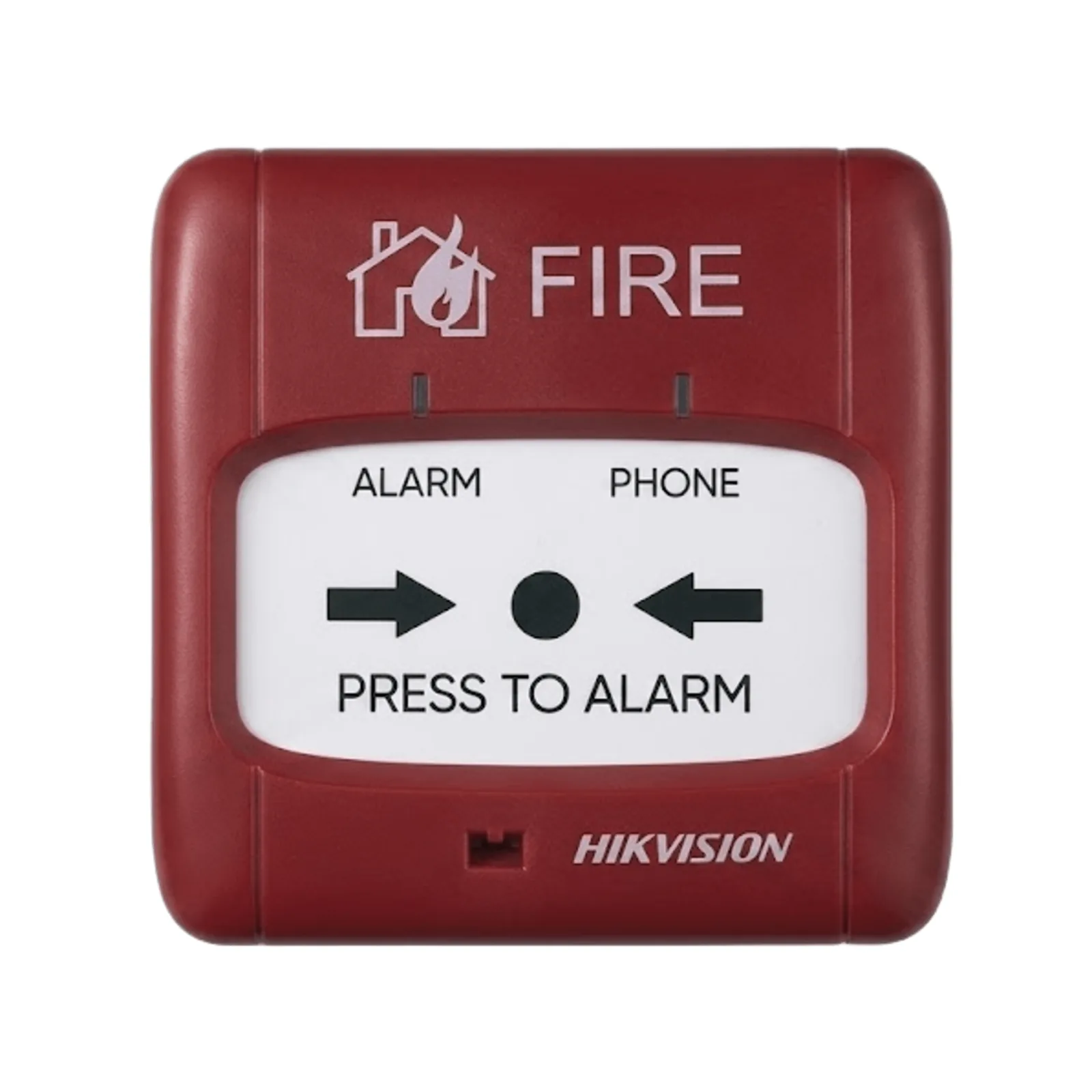 HIKVISION modelo: HF-CMP1 / Estacion Manual Convencional HikFire / Reset con Llave / 24VCD / 86x86 mm / Interior