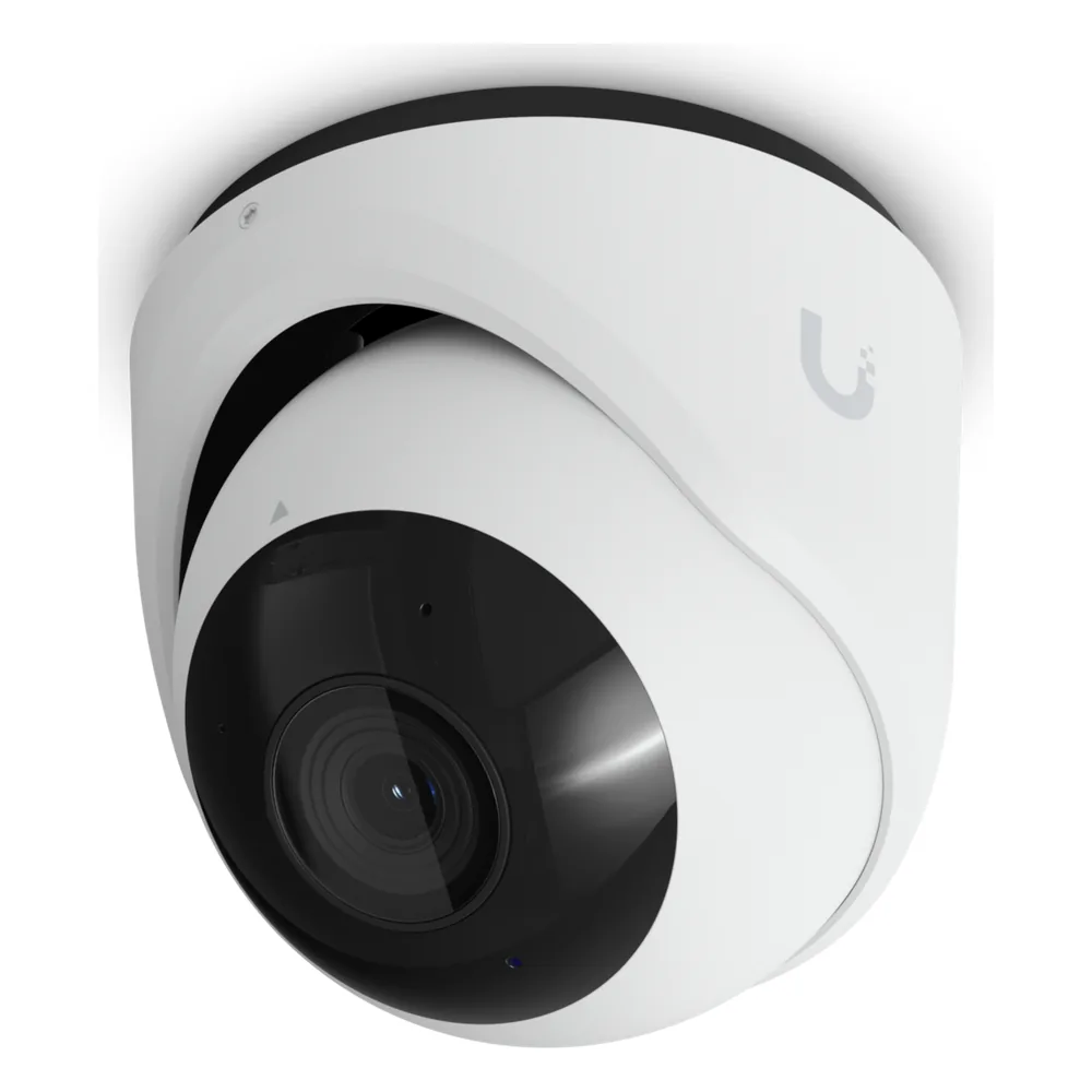 Cámara de Seguridad Turret Color Blanco / Alimentación PoE/ Resistente a Manipulaciones IK04/ Sensor de Imagen 1/1.8" 8MP/ Ajuste Manual 3 Ejes