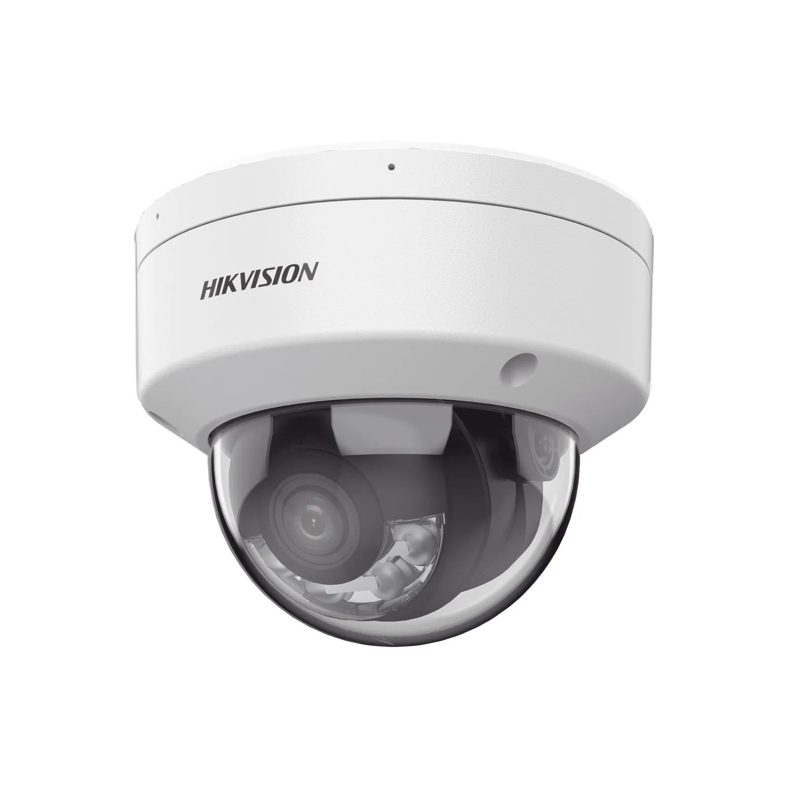 Domo IP 4 Megapixel / Lente 2.8 mm / Dual Light (40 mts IR + 40 mts Luz Blanca) / Darkfighter S / Exterior IP67 / IK10 / Microfono Integrado / WDR 130 dB / 4 Analíticos: AcuSense, Deteccion Facial, Conteo de Personas por Cruce y Zona