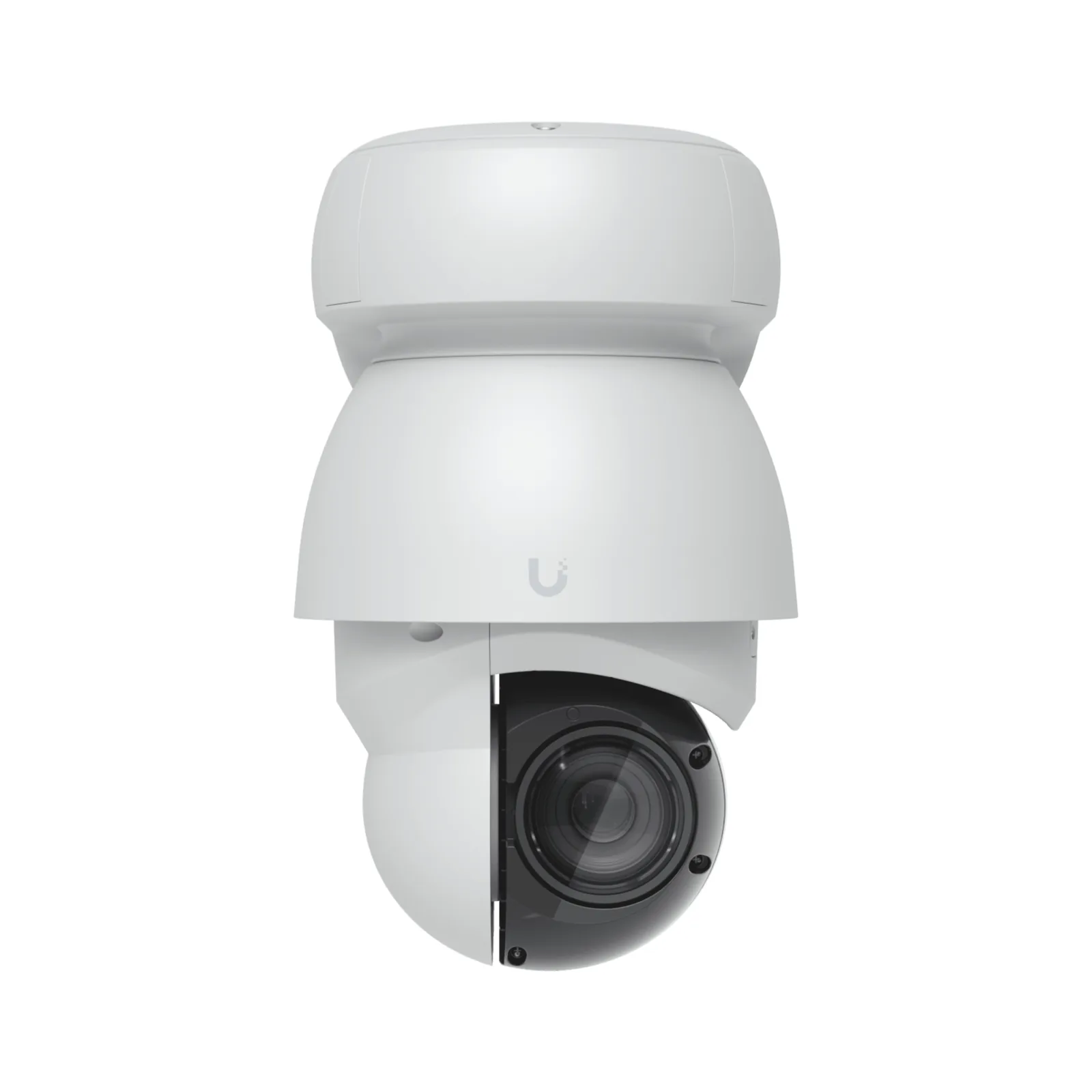Cámara UniFi Protect PTZ AI Industrial Color Blanco, 4K (8MPX), Zoom Óptico 22x, Visión Nocturna IR 100 m, Reconocimiento Facial y Placas, Protección IP66, Movimiento 360°, PoE++