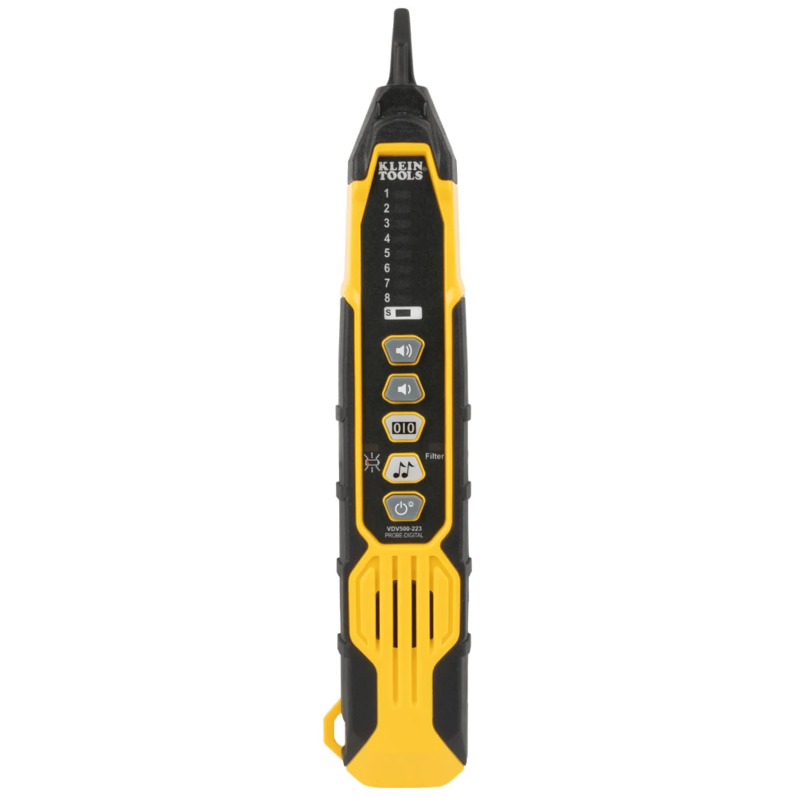 Sonda Digital Profesional / Rastreo de Tono Digital y Analógico / LED para Espacios Oscuros / Conector de Auriculares para Ruido Extremo / Modelo VDV500-223 / Cumple con Certificaciones CE y UKCA / Punta de Sonda Reemplazable