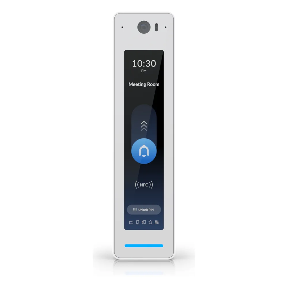 Lector de Acceso G3 Pro con NFC, PIN, App UniFi Identity, Reconocimiento Facial y Touch Pass, Intercomunicador con Video, Resistencia IP55 y Alimentación PoE